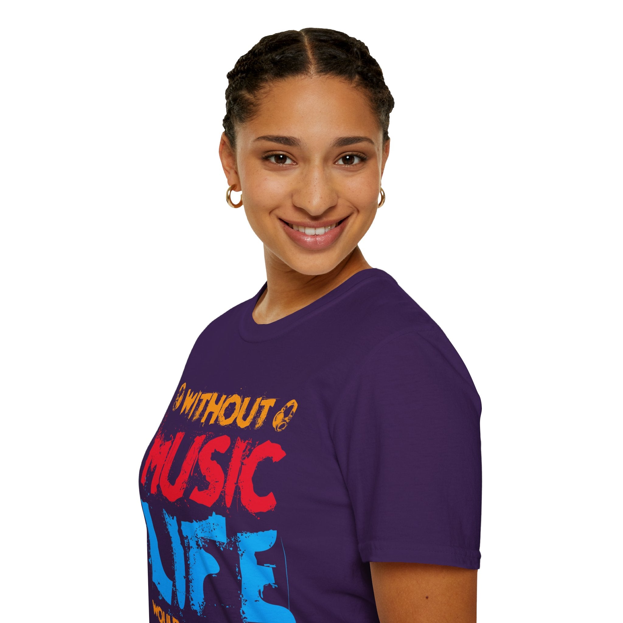 "Without Music Life Would be a Mistake" Unisex Soft style T-Shirt