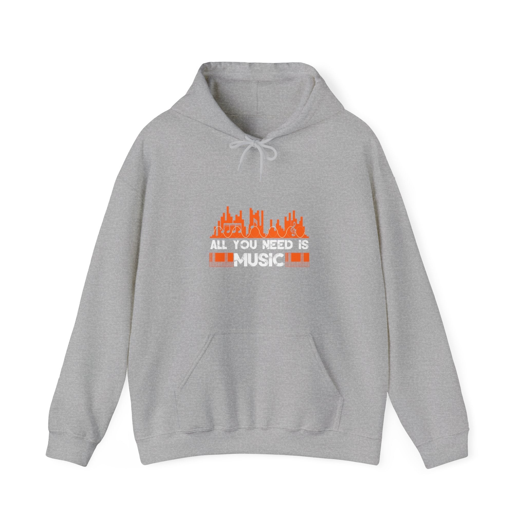 "All You Need Is Music" Unisex Heavy Blend™ Hooded Sweatshirt