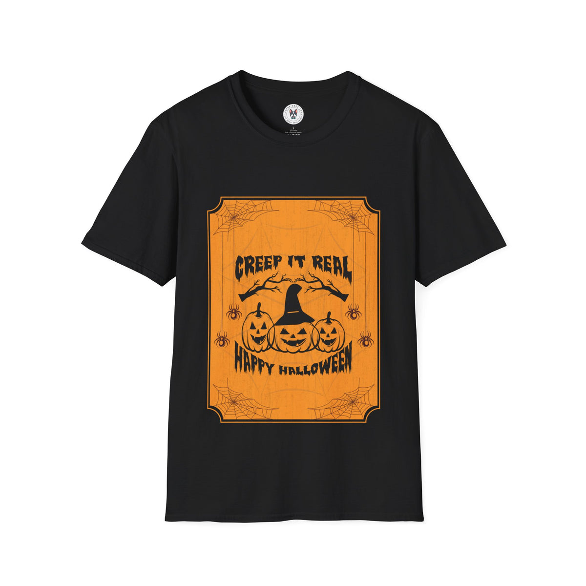 "CREEP IT REAL HAPPY HALLOWEEN" Unisex Soft style T-Shirt