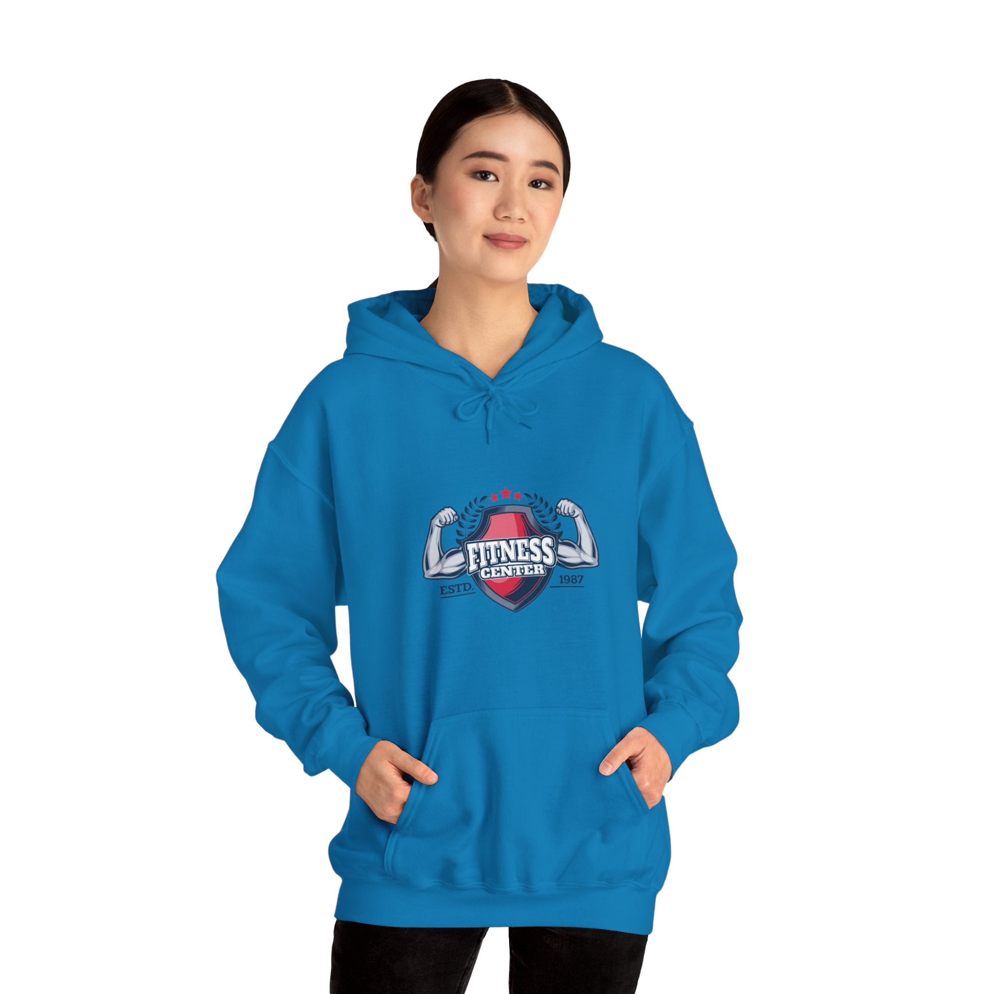 "Fitness Center"  Unisex Heavy Blend™ Hooded Sweatshirt