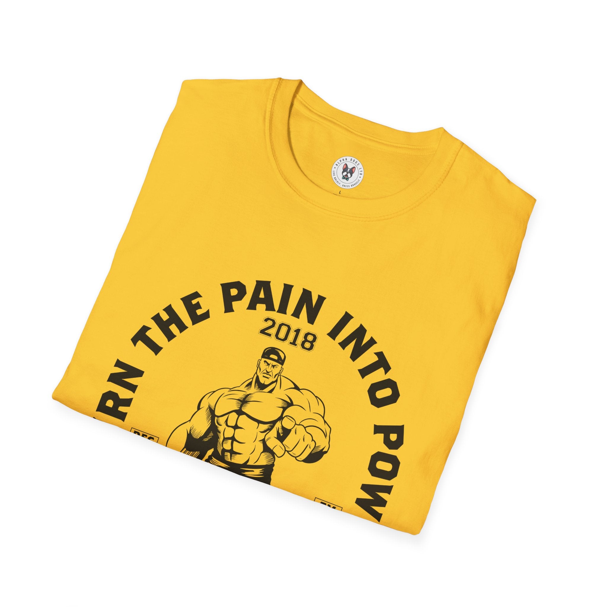 "Turn The Pain Into Power" Unisex Soft style T-Shirt