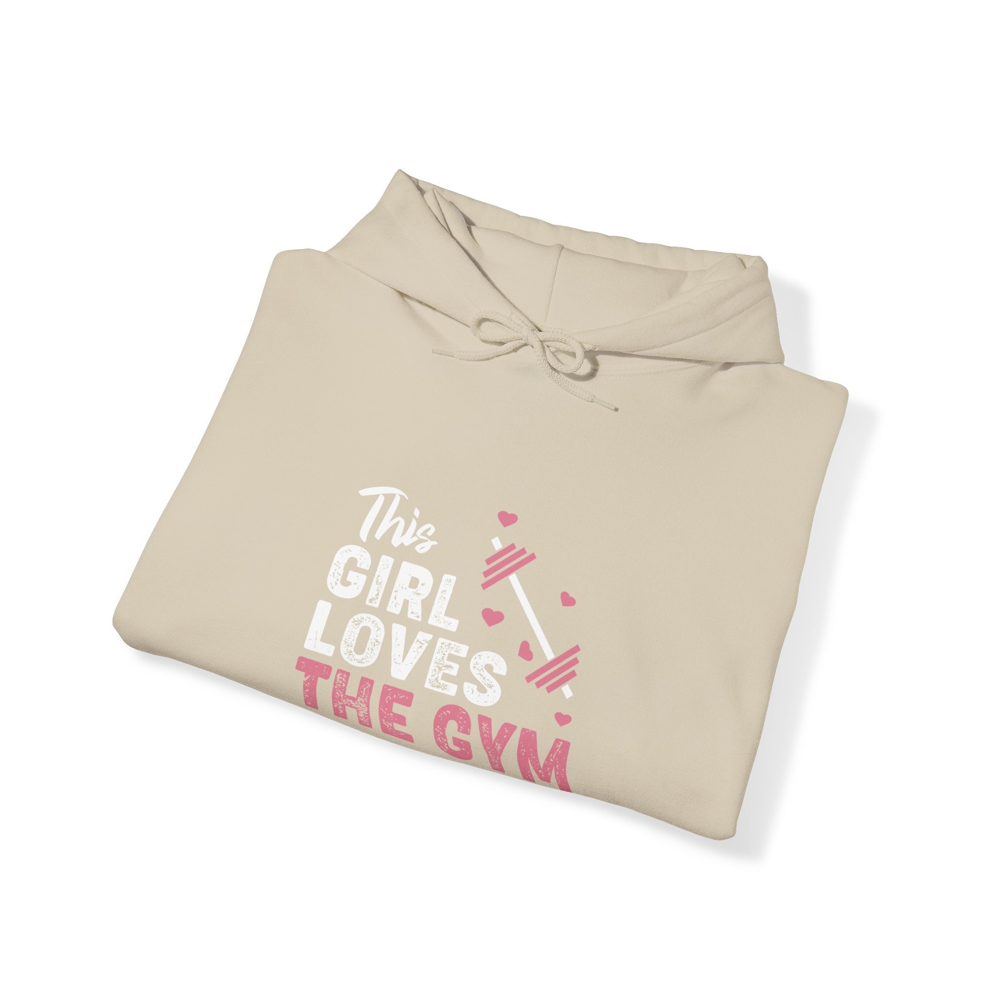 "The Girl Loves The Gym" Unisex Heavy Blend™ Hooded Sweatshirt