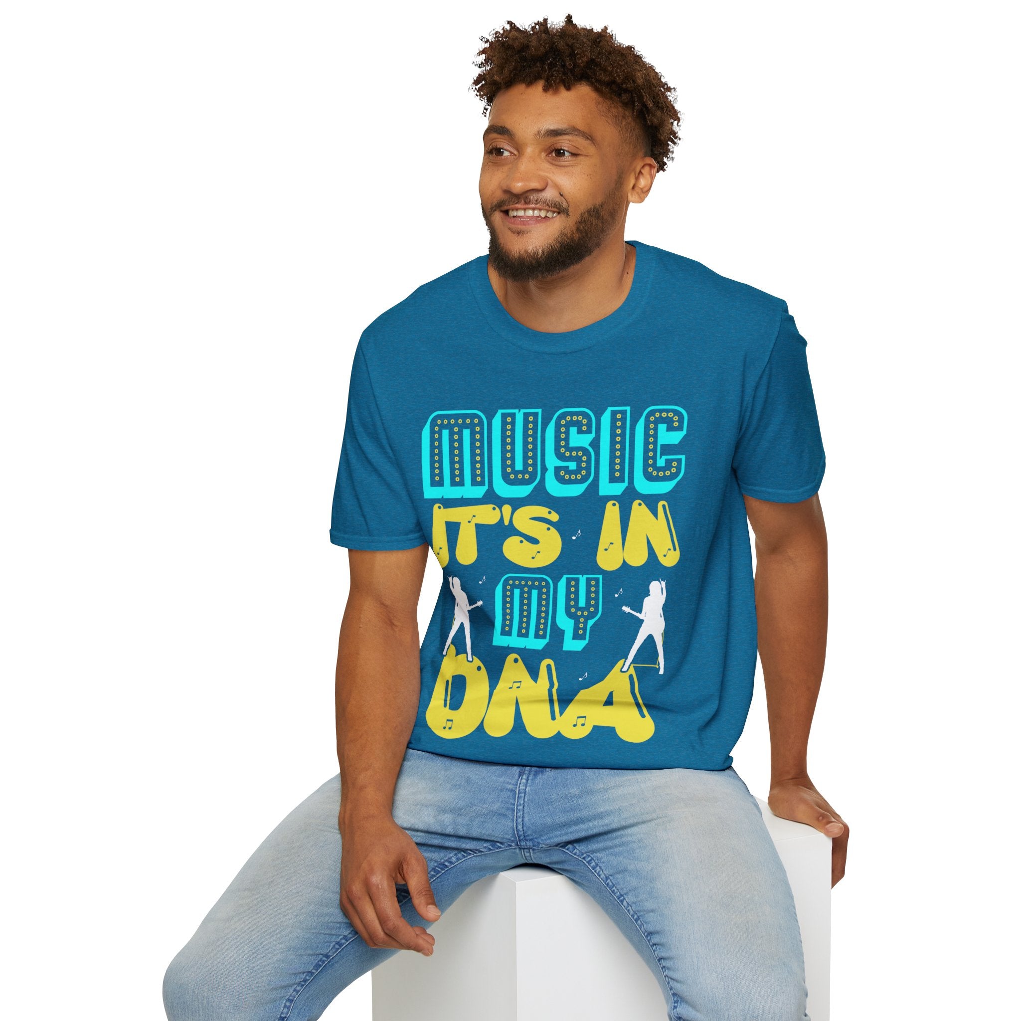 "Music Its In My DNA" Unisex Soft style T-Shirt