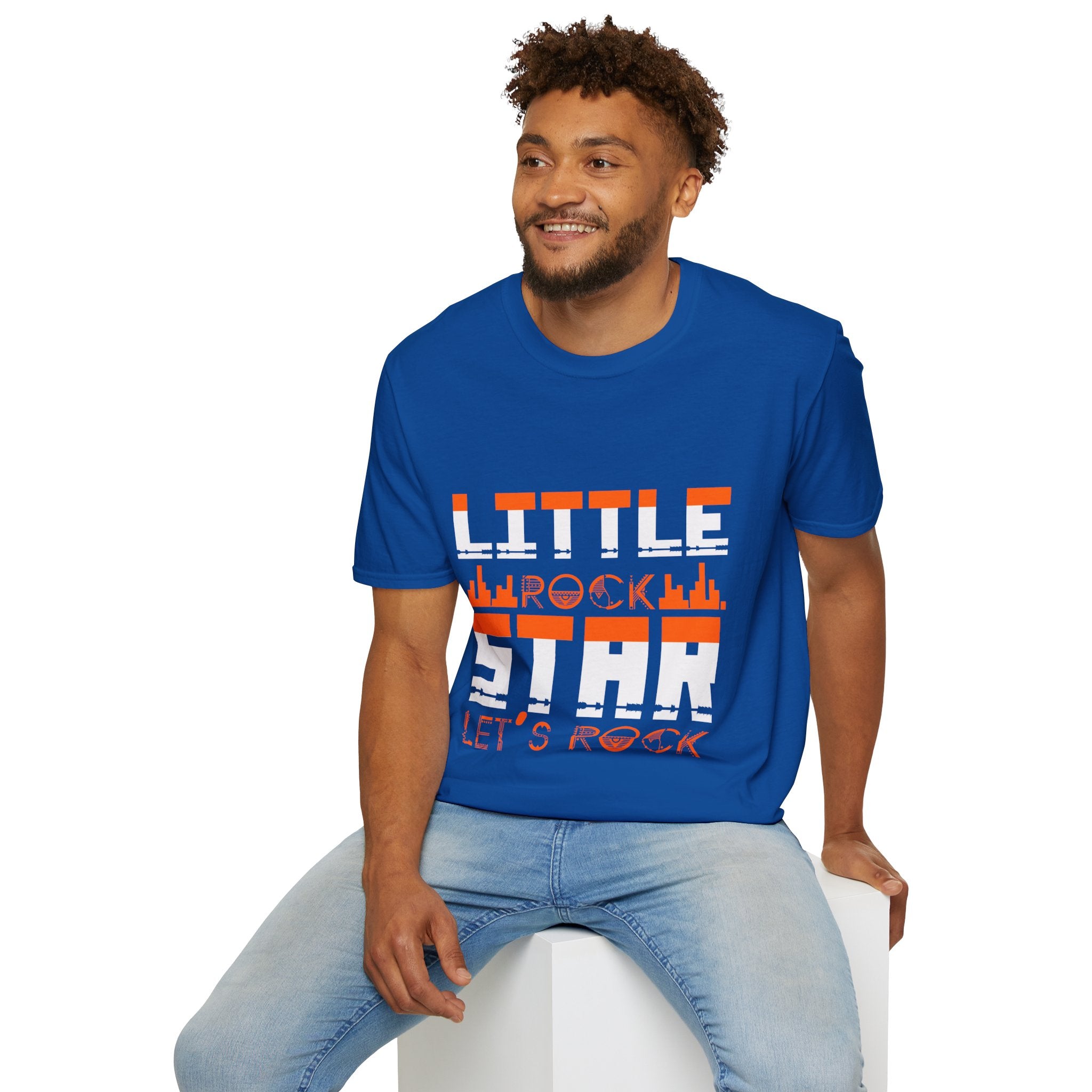 "Little Rock Star Lets Rock" Unisex Soft style T-Shirt