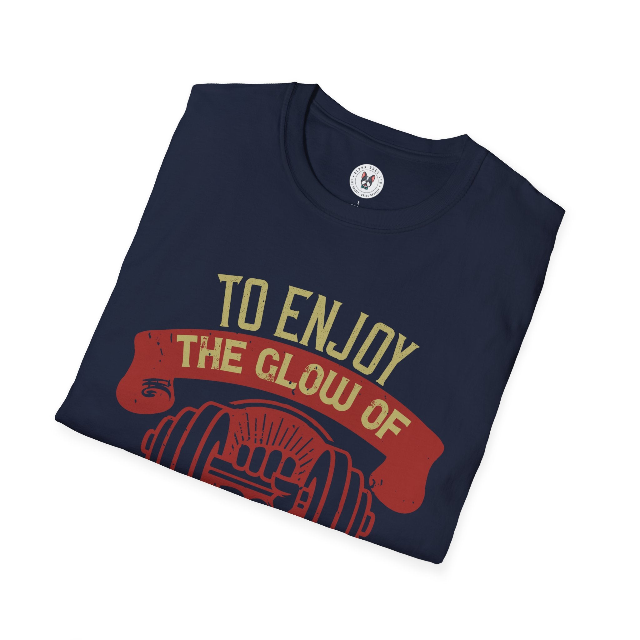 "To enjoy the glow of good health, you must exercise" Unisex Soft style T-Shirt