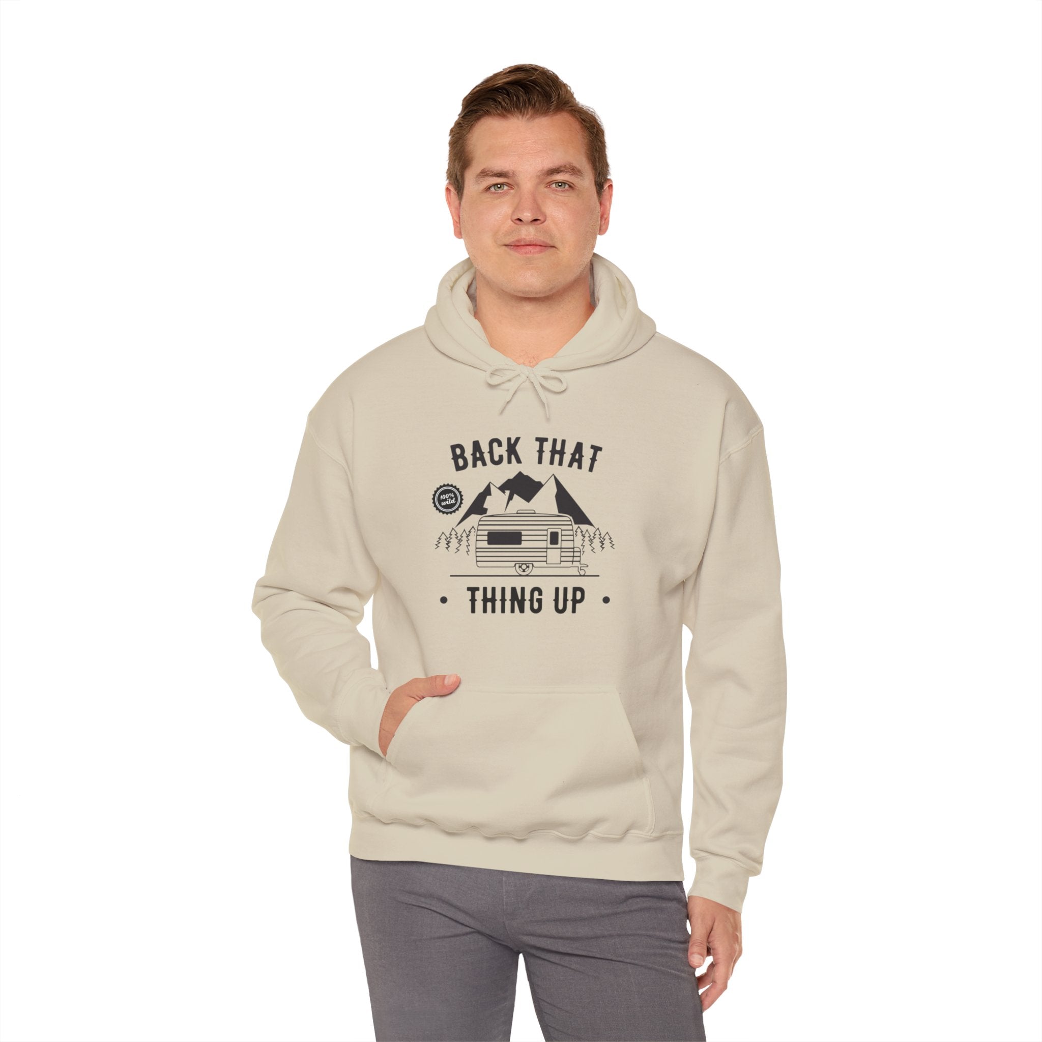 "Back That Thing Up" Unisex Heavy Blend™ Hooded Sweatshirt