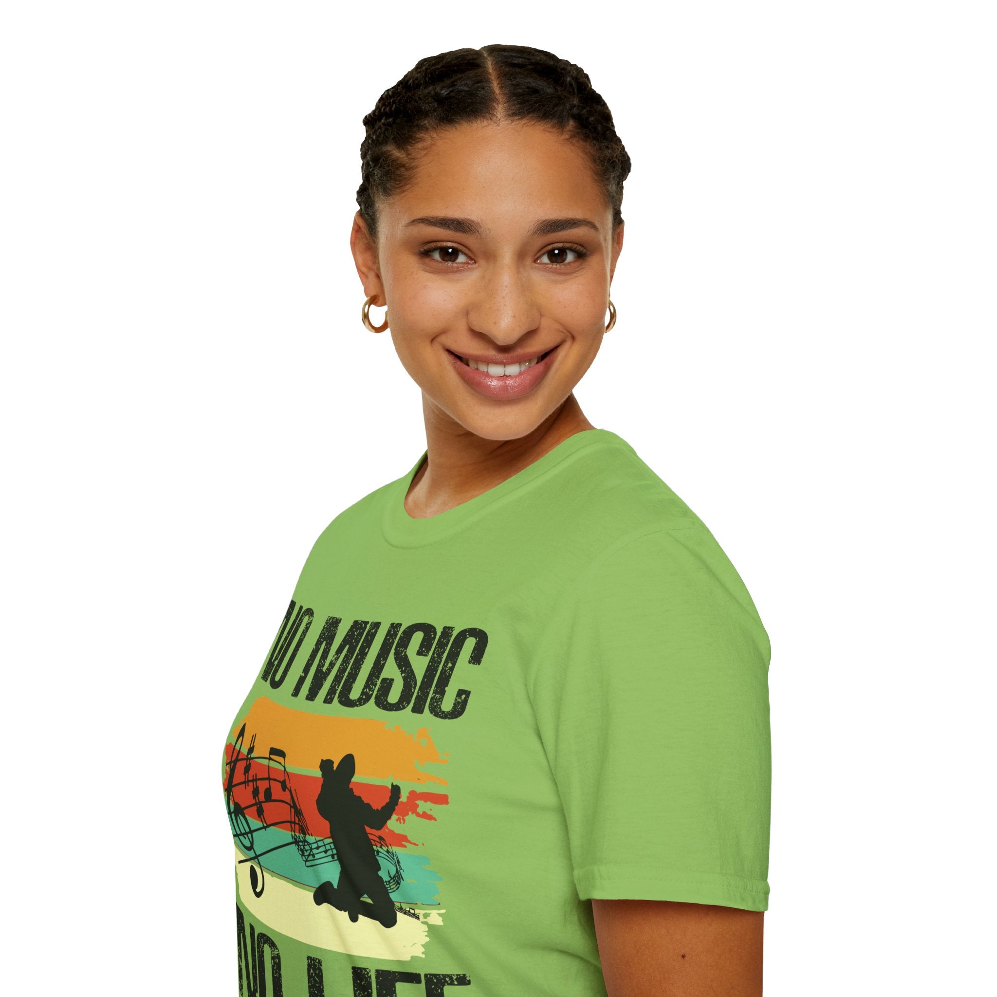 "No Music No Life"  Unisex Soft style T-Shirt