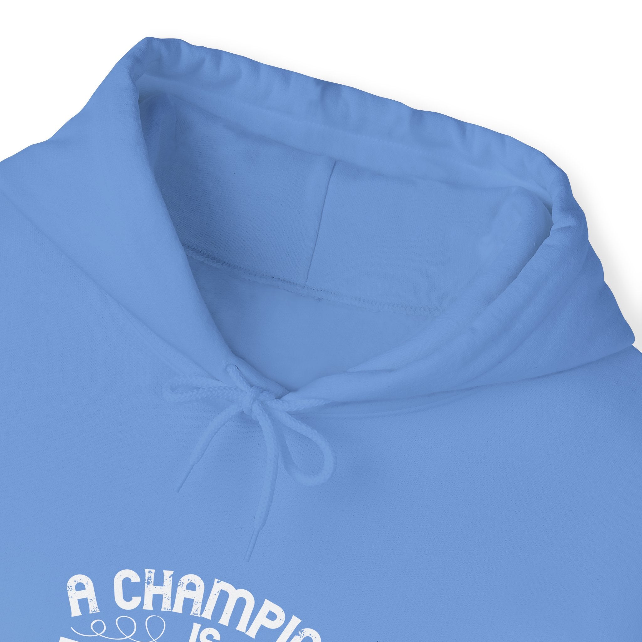 "A Champion Is Someone Who Gets Up When They Can't" Unisex Heavy Blend™ Hooded Sweatshirt