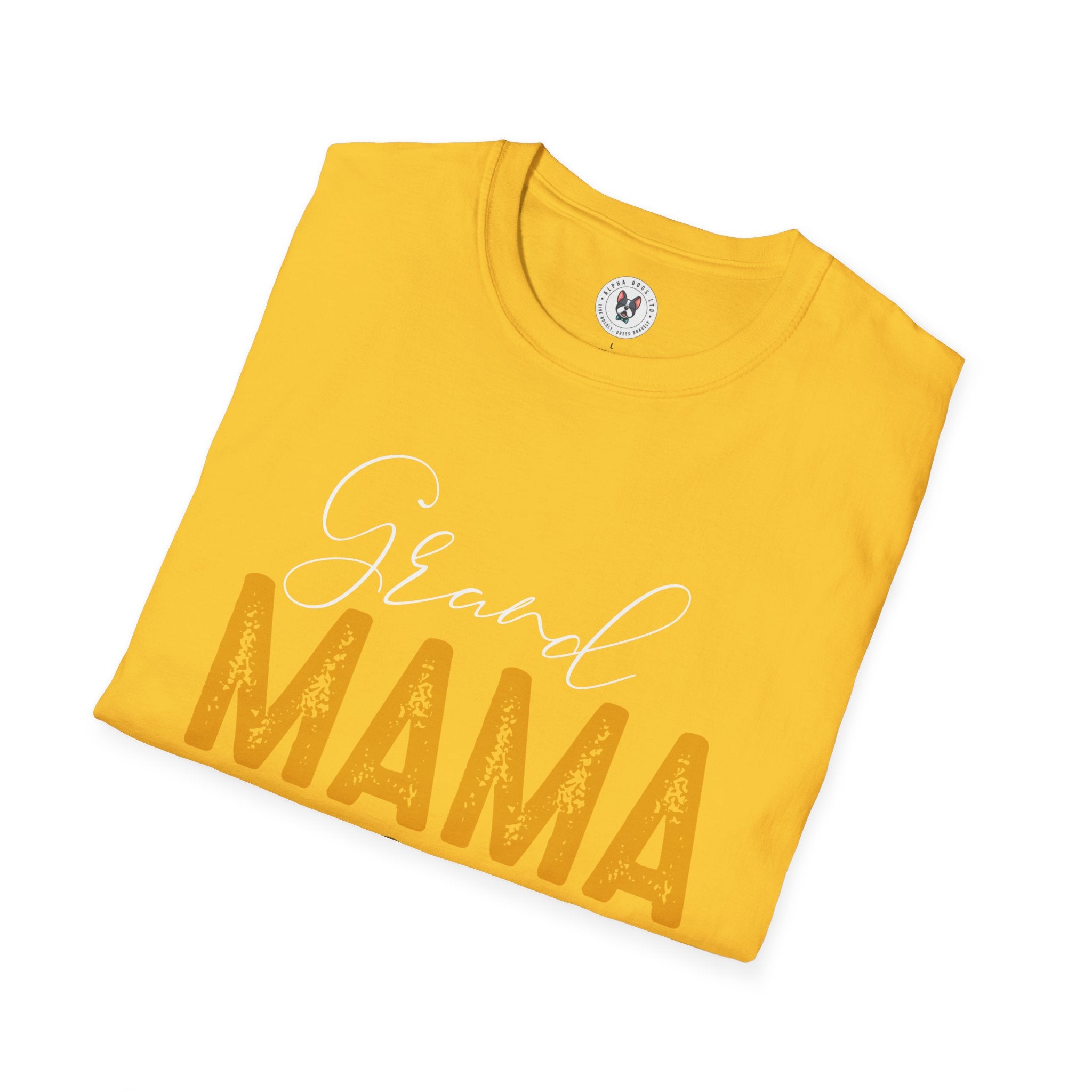 "GRAND MAMA LOVES COFFEE" Unisex Soft style T-Shirt