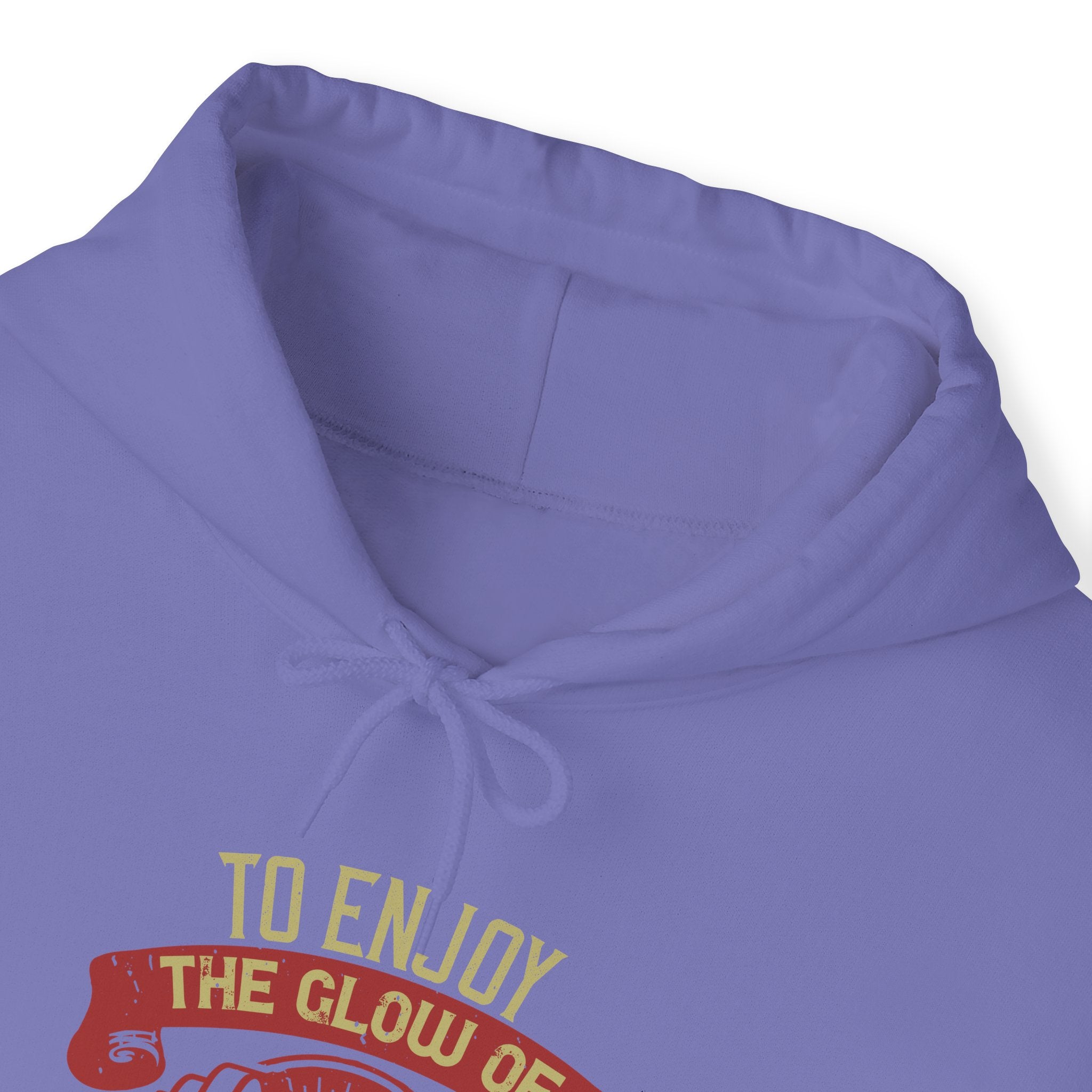 "To enjoy the glow of good health, you must exercise"  Unisex Heavy Blend™ Hooded Sweatshirt