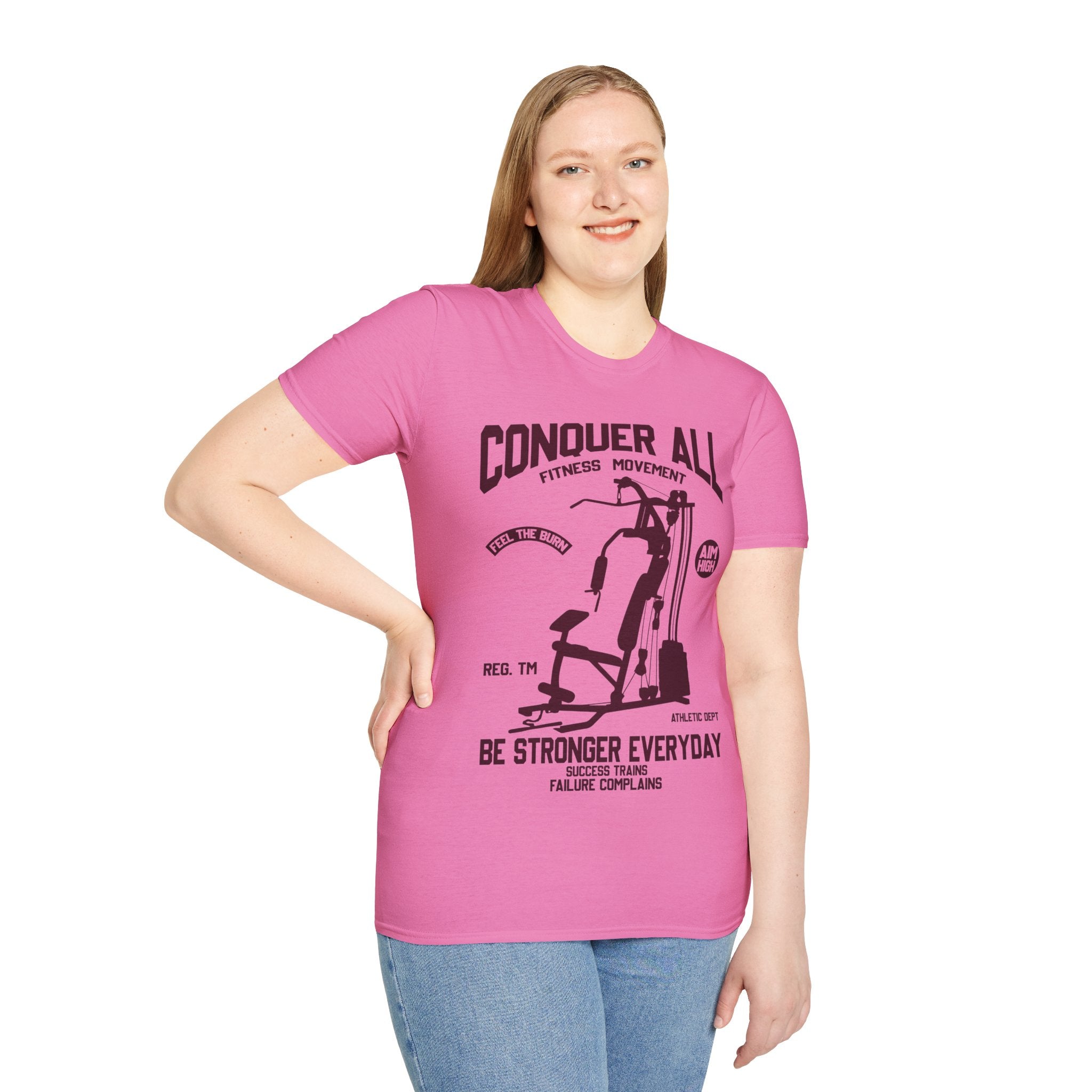 "Conquer All Be Stronger Everyday" Unisex Soft style T-Shirt