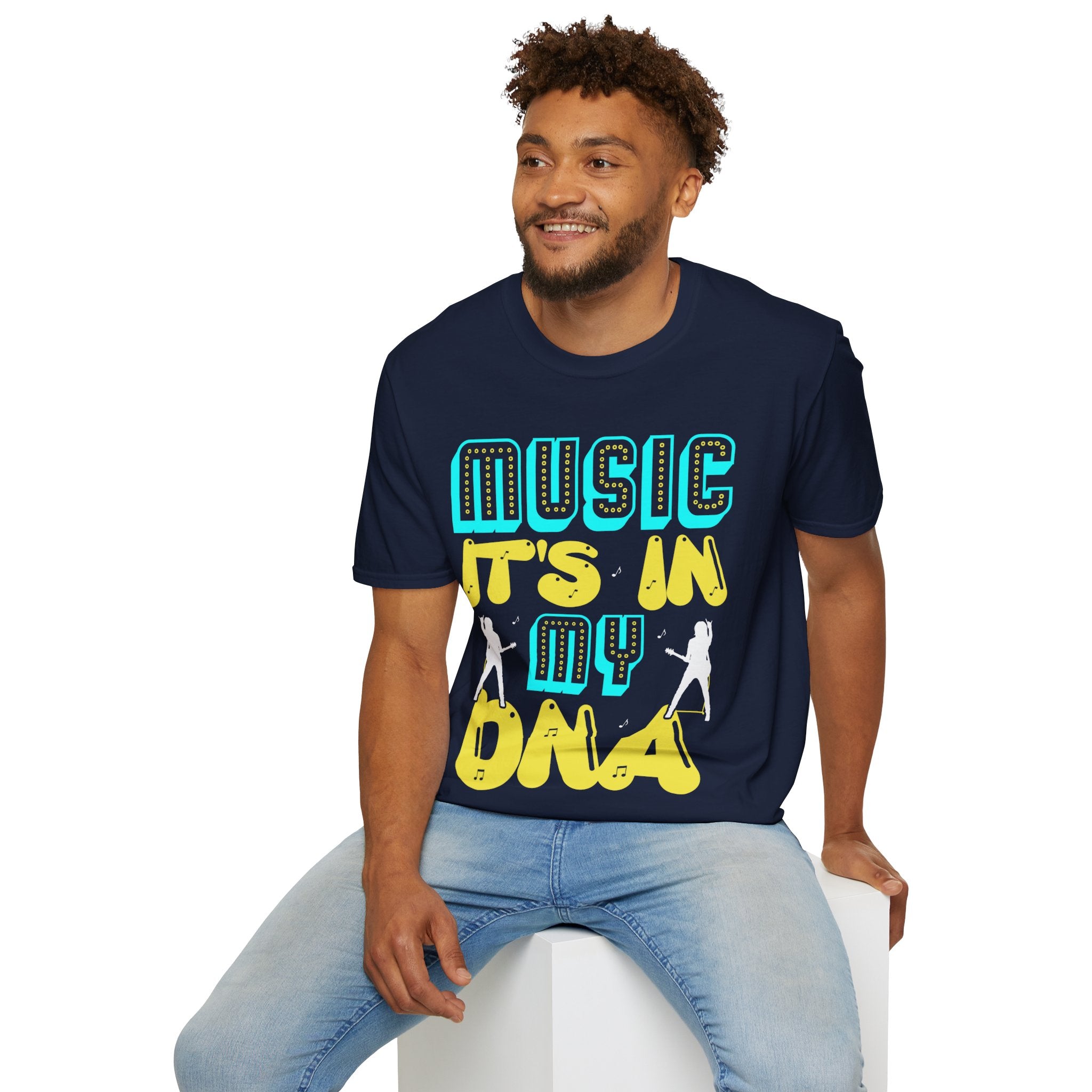 "Music Its In My DNA" Unisex Soft style T-Shirt