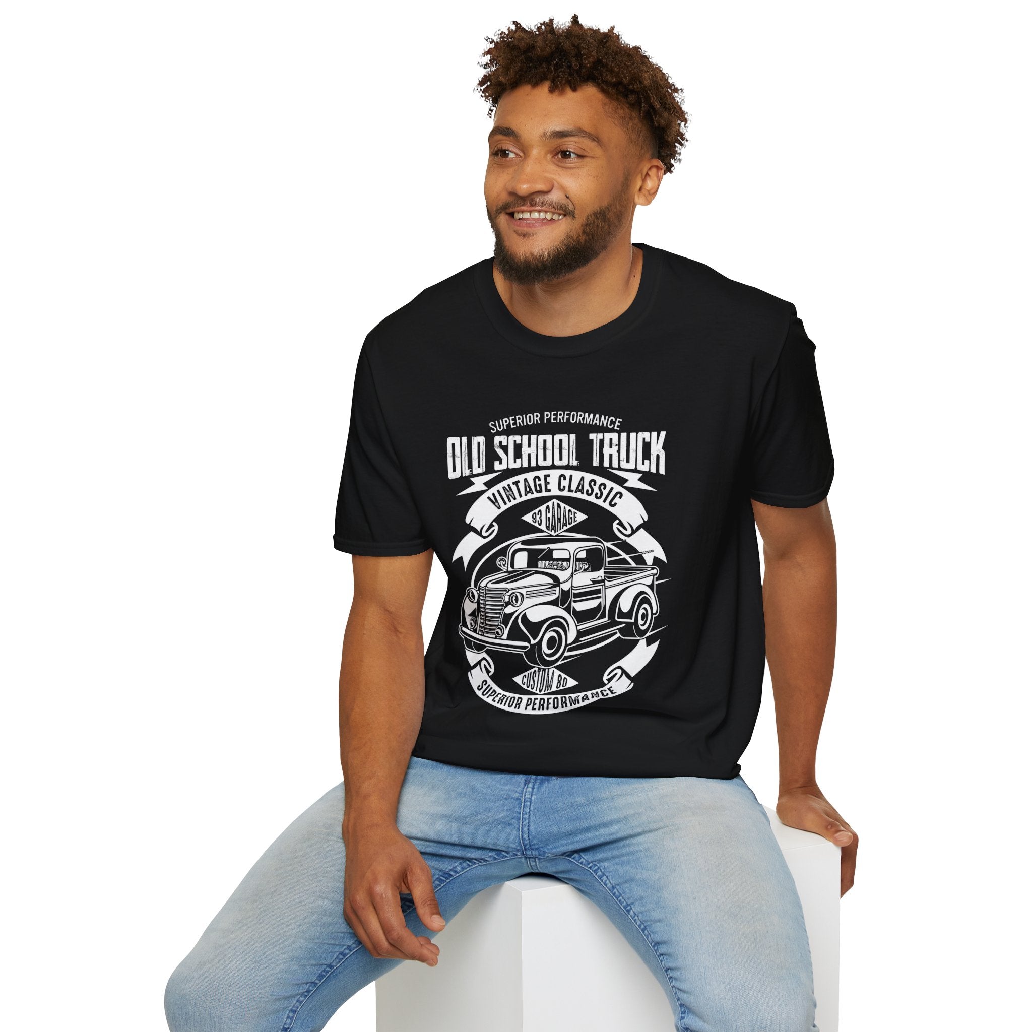 "OLD SCHOOL TRUCK" Unisex Soft style T-Shirt