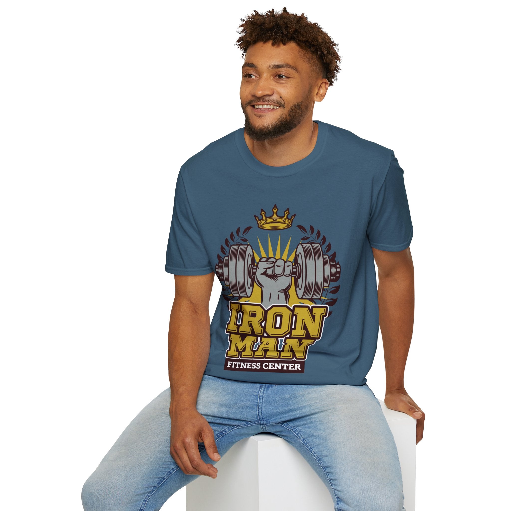 "IronMan Fitness Centre" Unisex Soft style T-Shirt