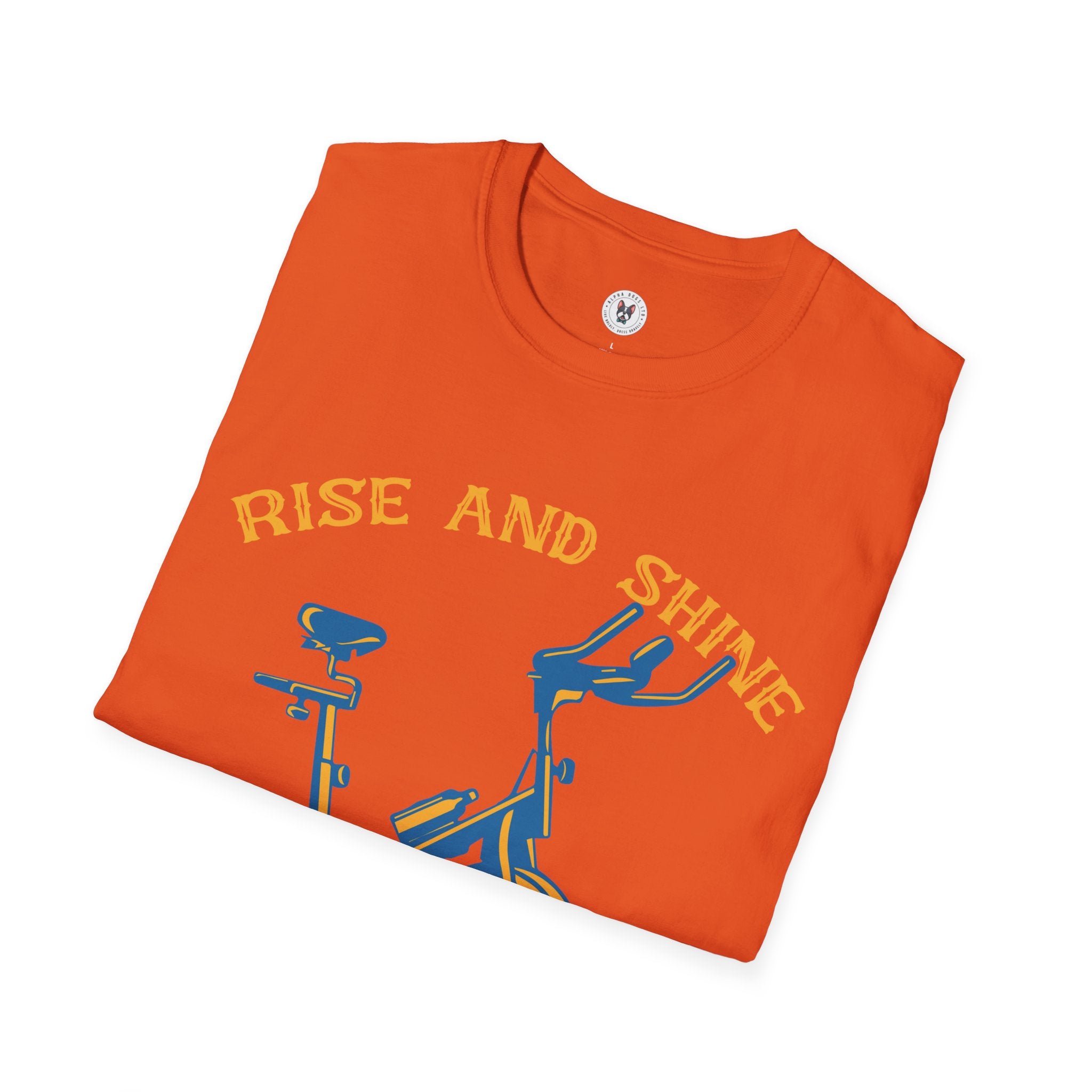 "Rise And Shine Workout Time" Unisex Soft style T-Shirt