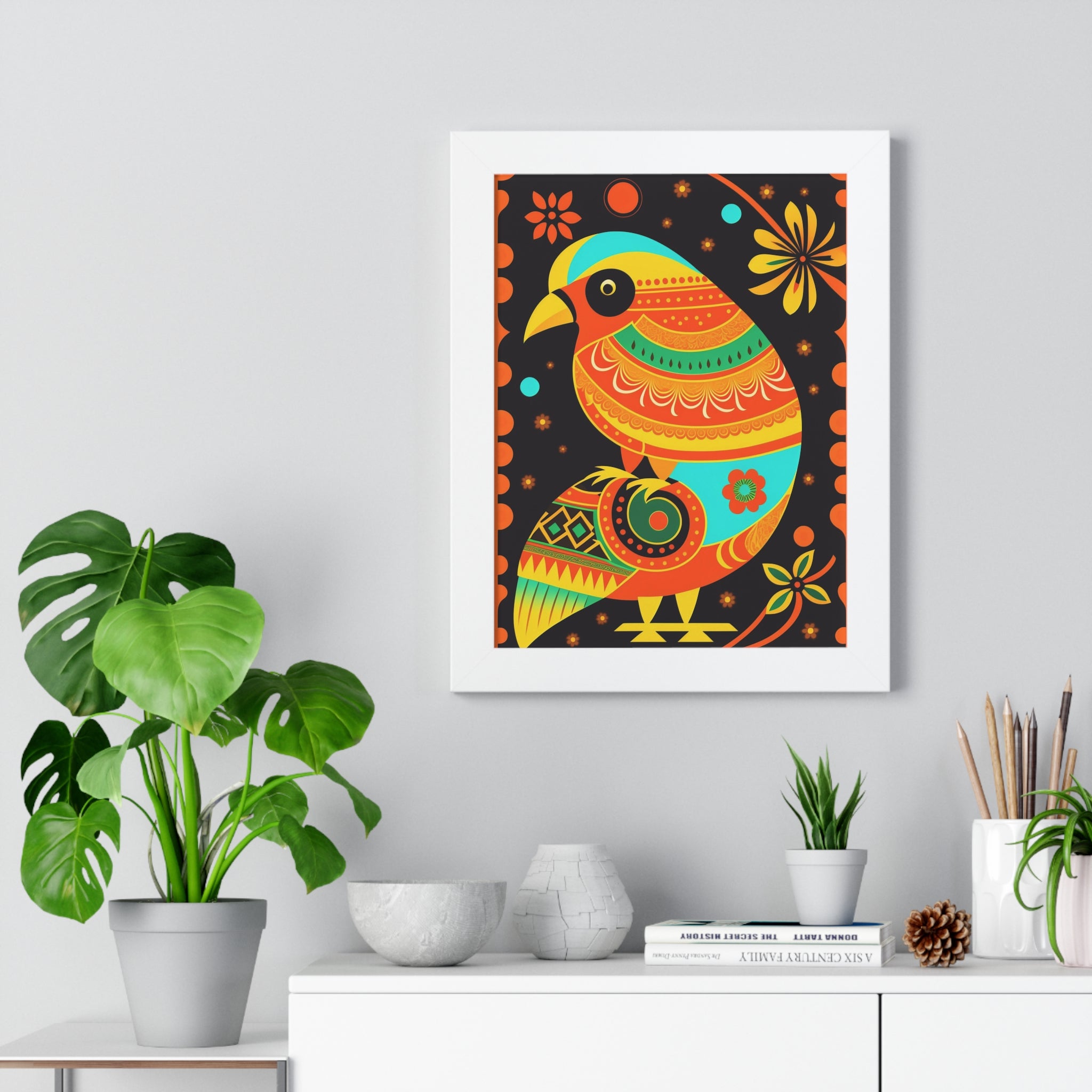 "BOHO" Framed Vertical Poster