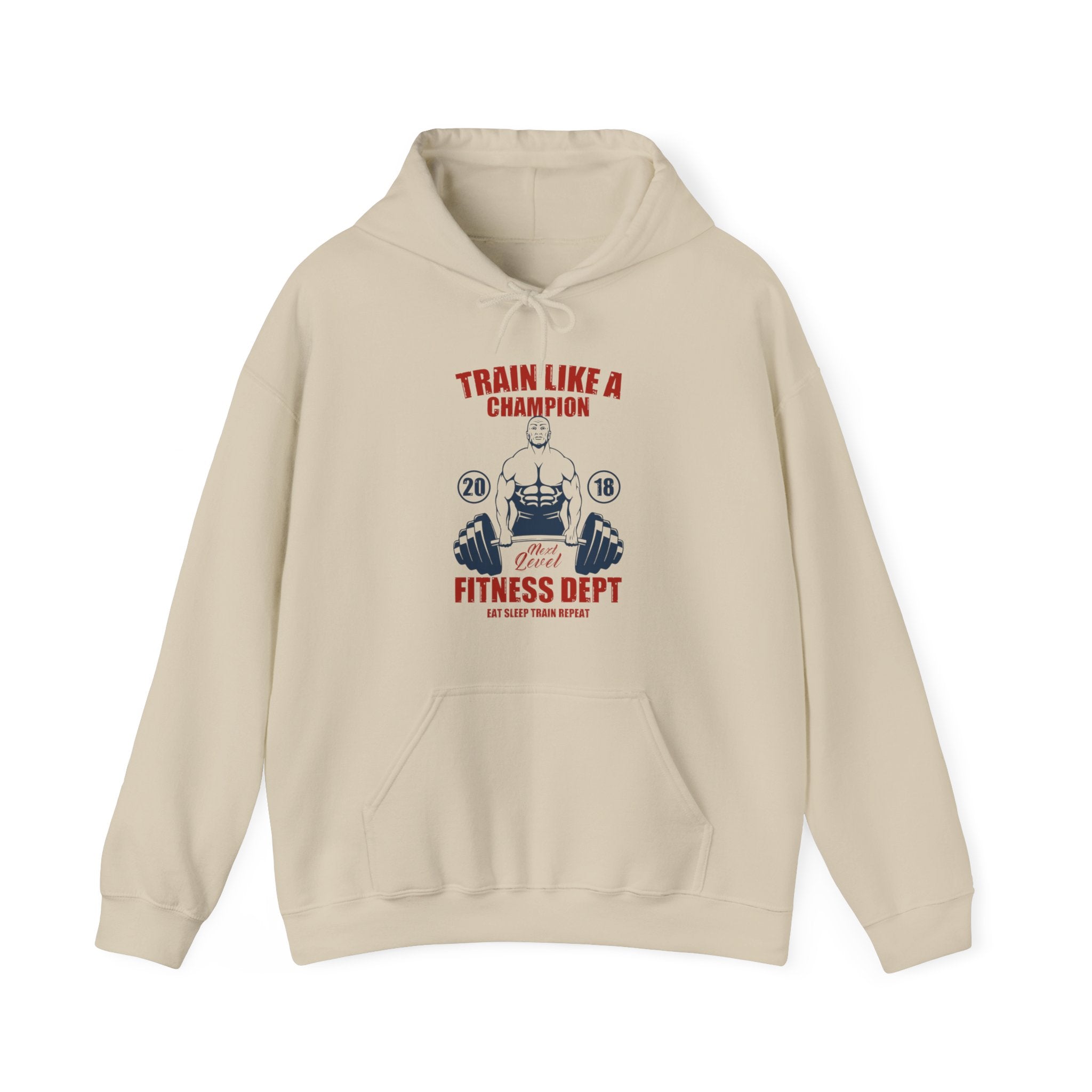 "Train Like A Champion"  Unisex Heavy Blend™ Hooded Sweatshirt