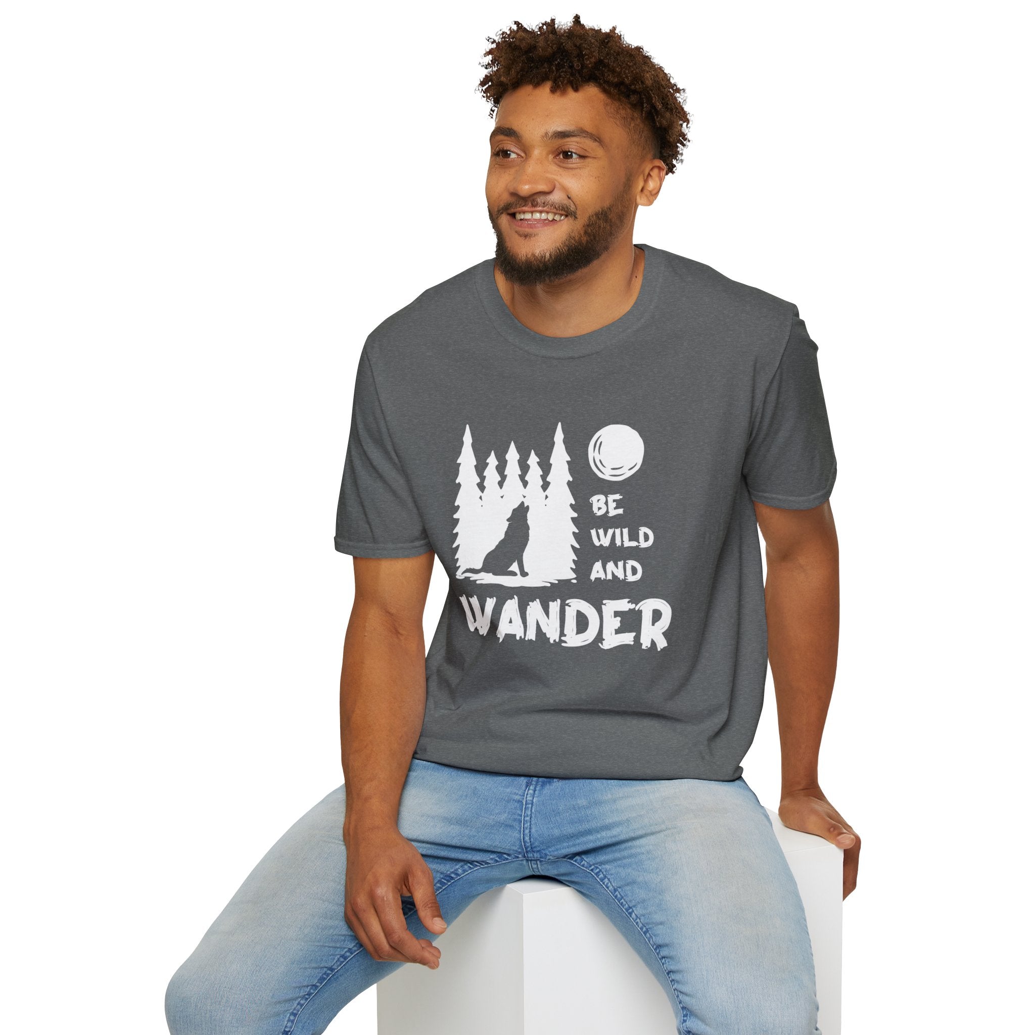 "Be WildAnd Wander" Unisex Softstyle T-Shirt