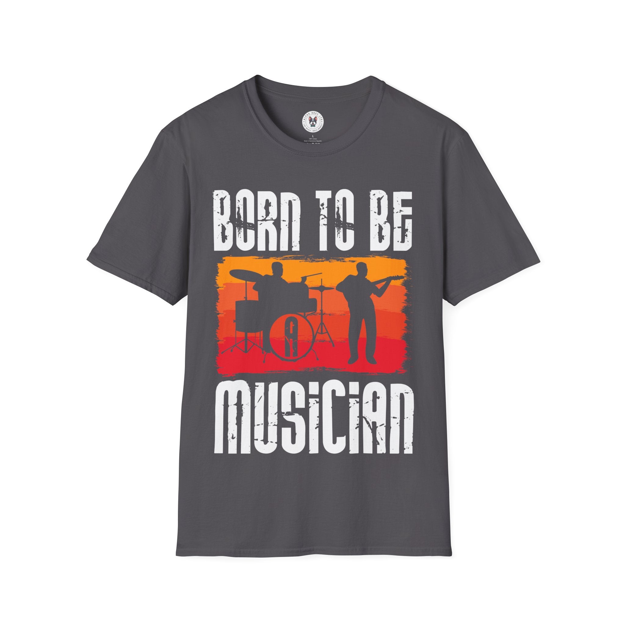 "Born To Be Musician" Unisex Soft style T-Shirt