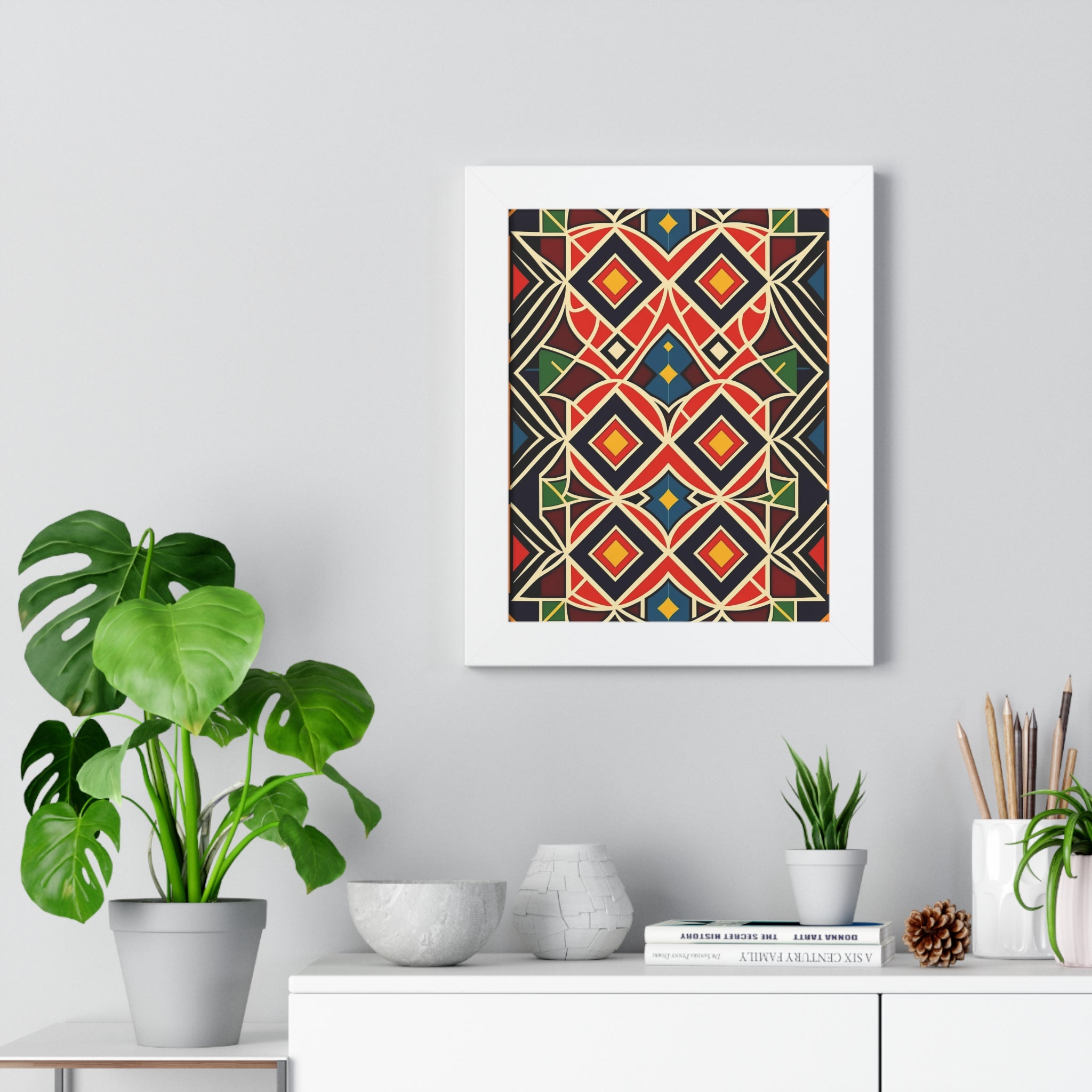 "BOHO" Framed Vertical Poster