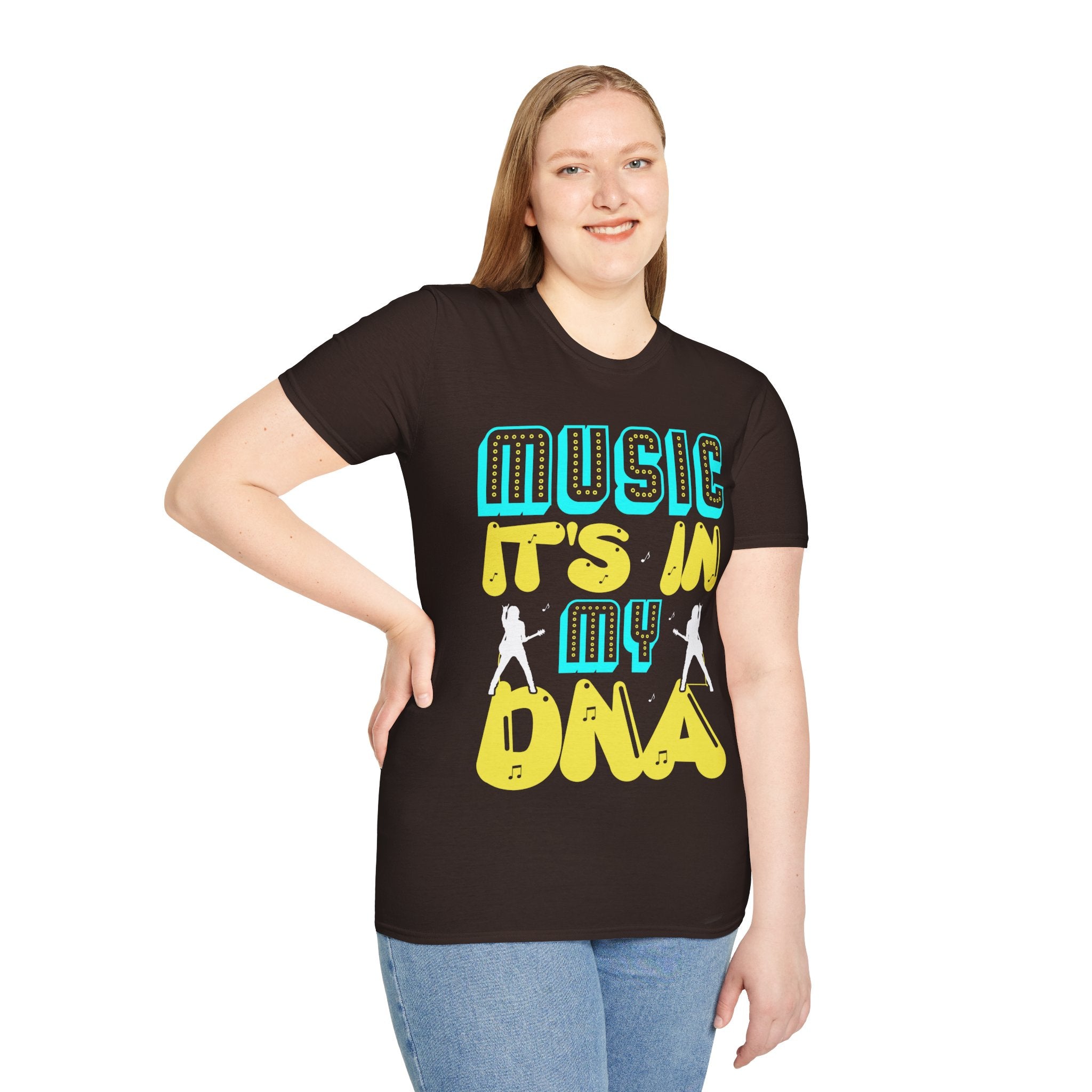 "Music Its In My DNA" Unisex Soft style T-Shirt