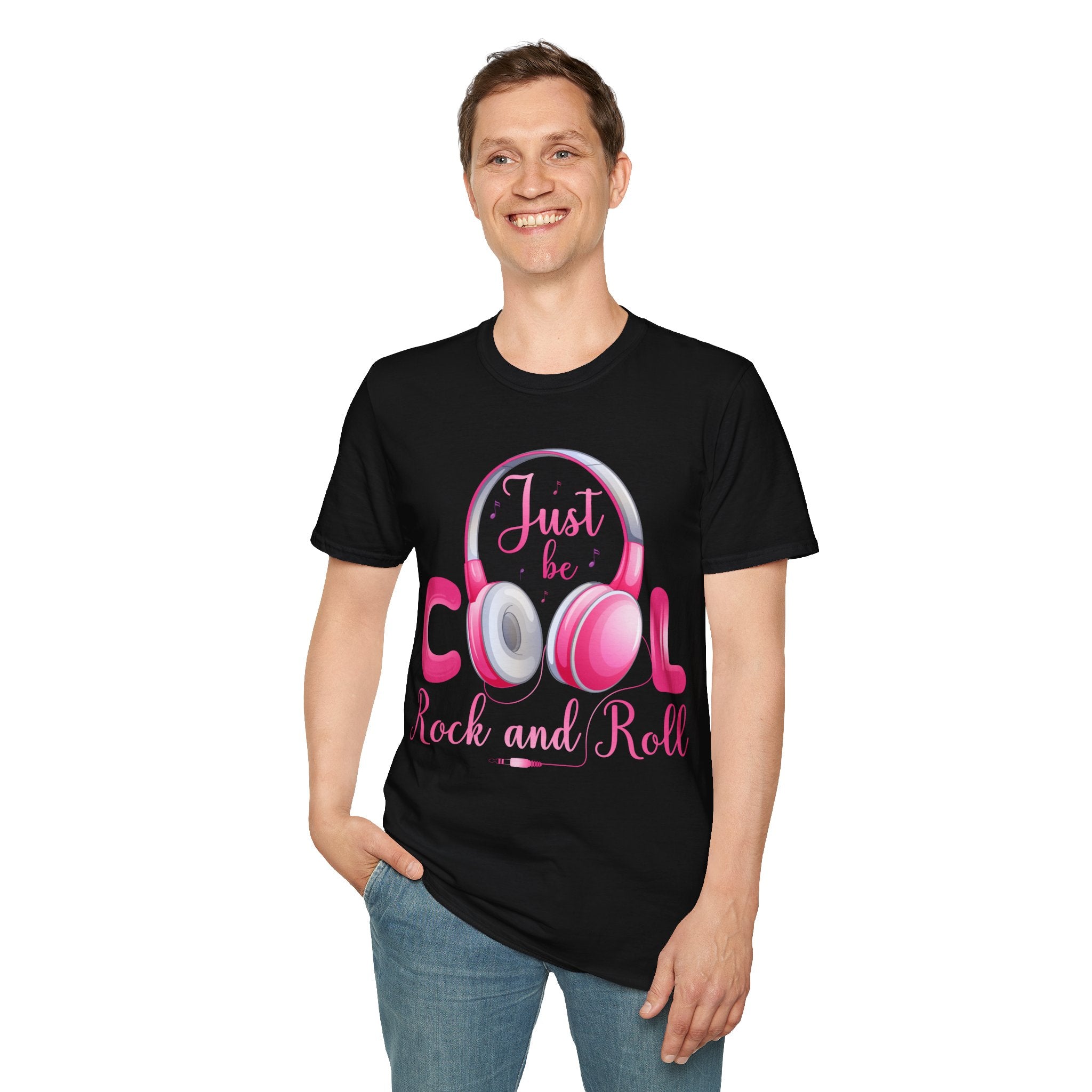 "Just Be Cool And Rock" Unisex Soft style T-Shirt