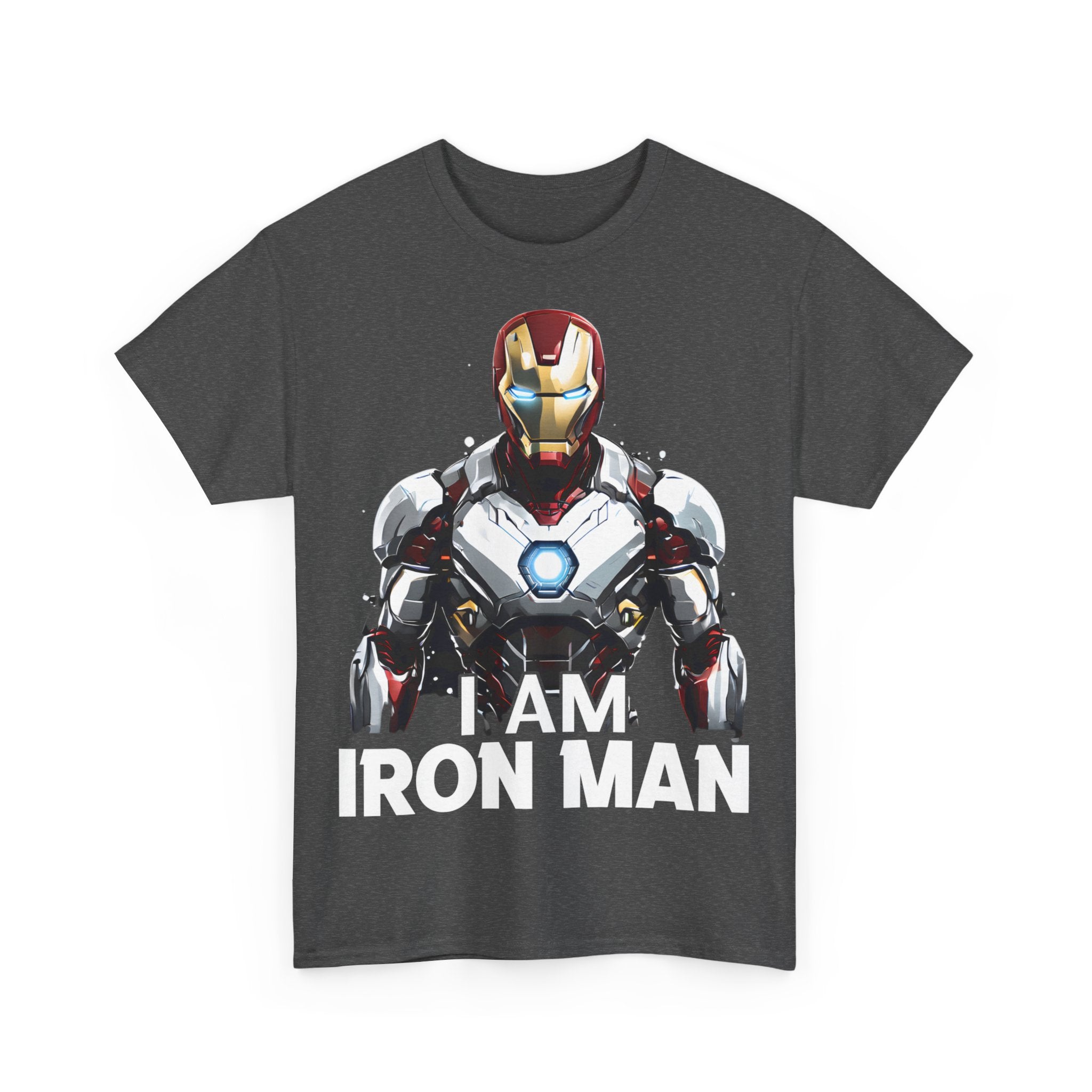 "I AM IRON MAN" Unisex Heavy Cotton Tee