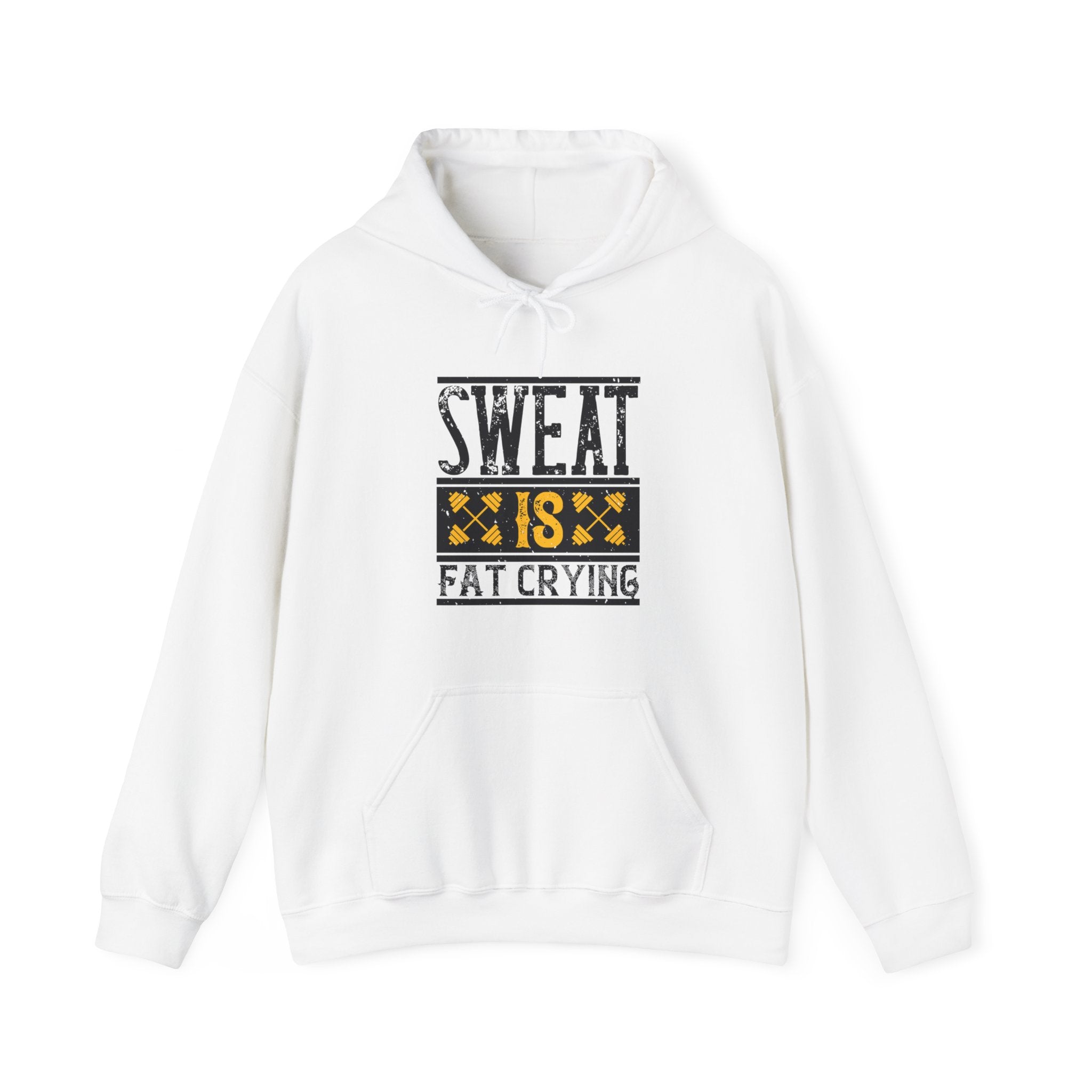 "Sweat Is Fat Crying" Unisex Heavy Blend™ Hooded Sweatshirt