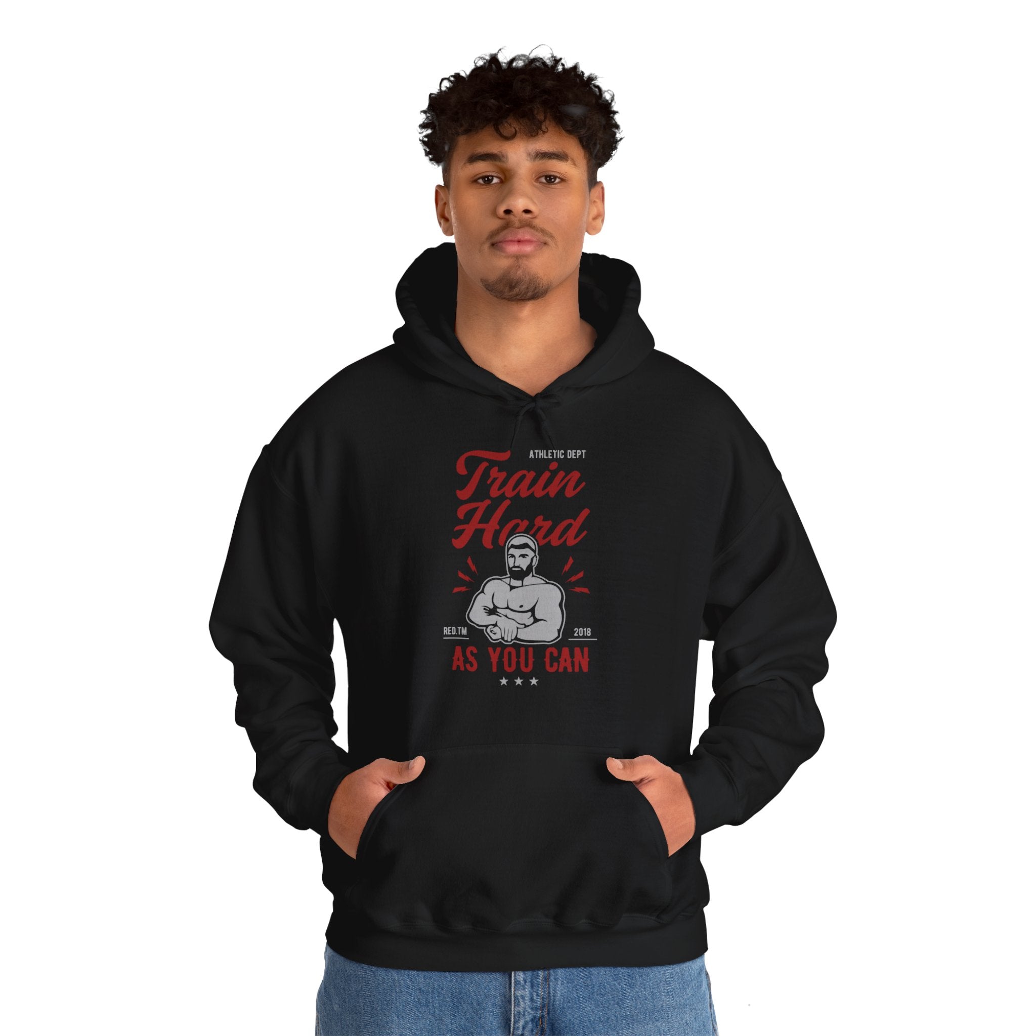 "Train Hard As You Can"  Unisex Heavy Blend™ Hooded Sweatshirt