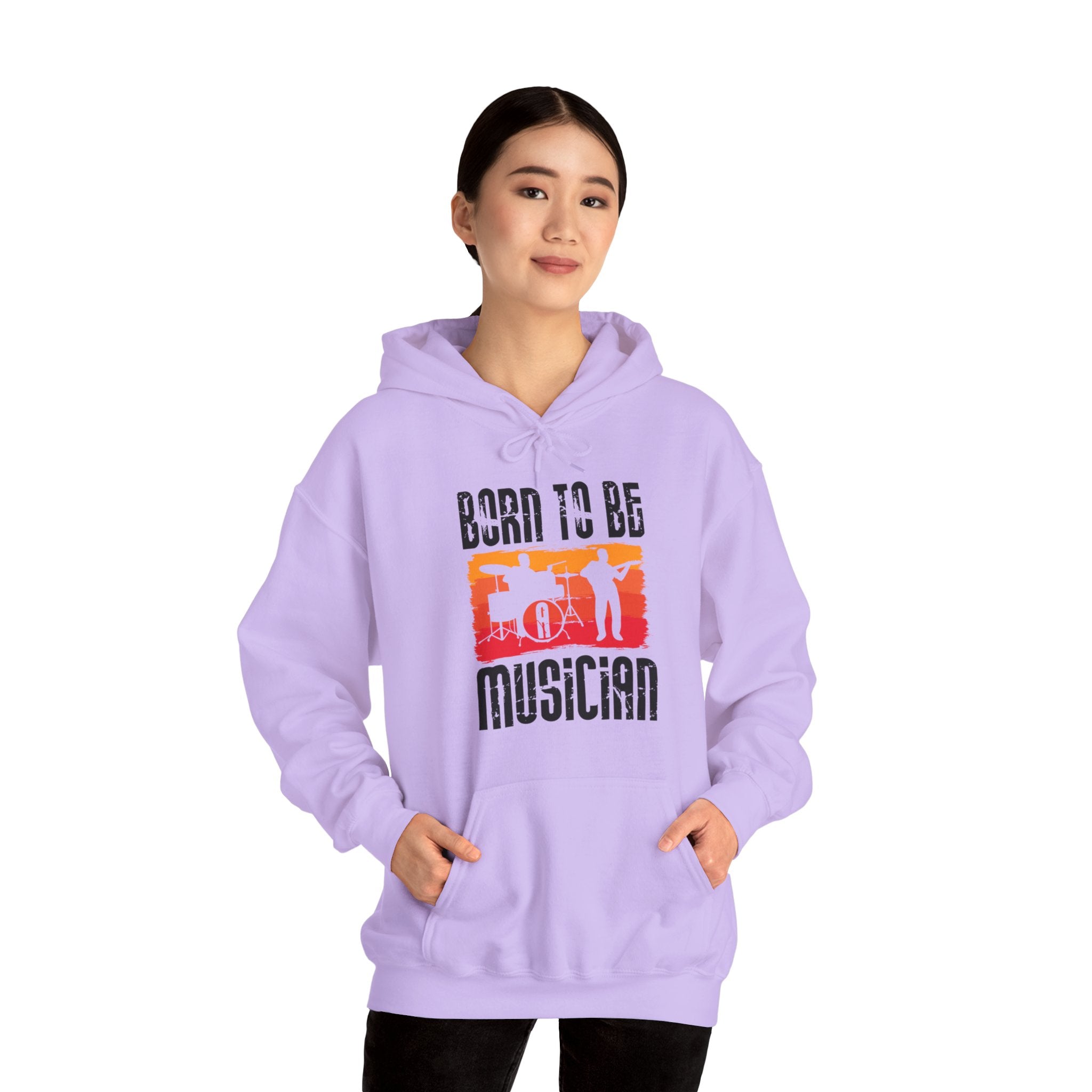 "Born To Be Musician"   Unisex Heavy Blend™ Hooded Sweatshirt