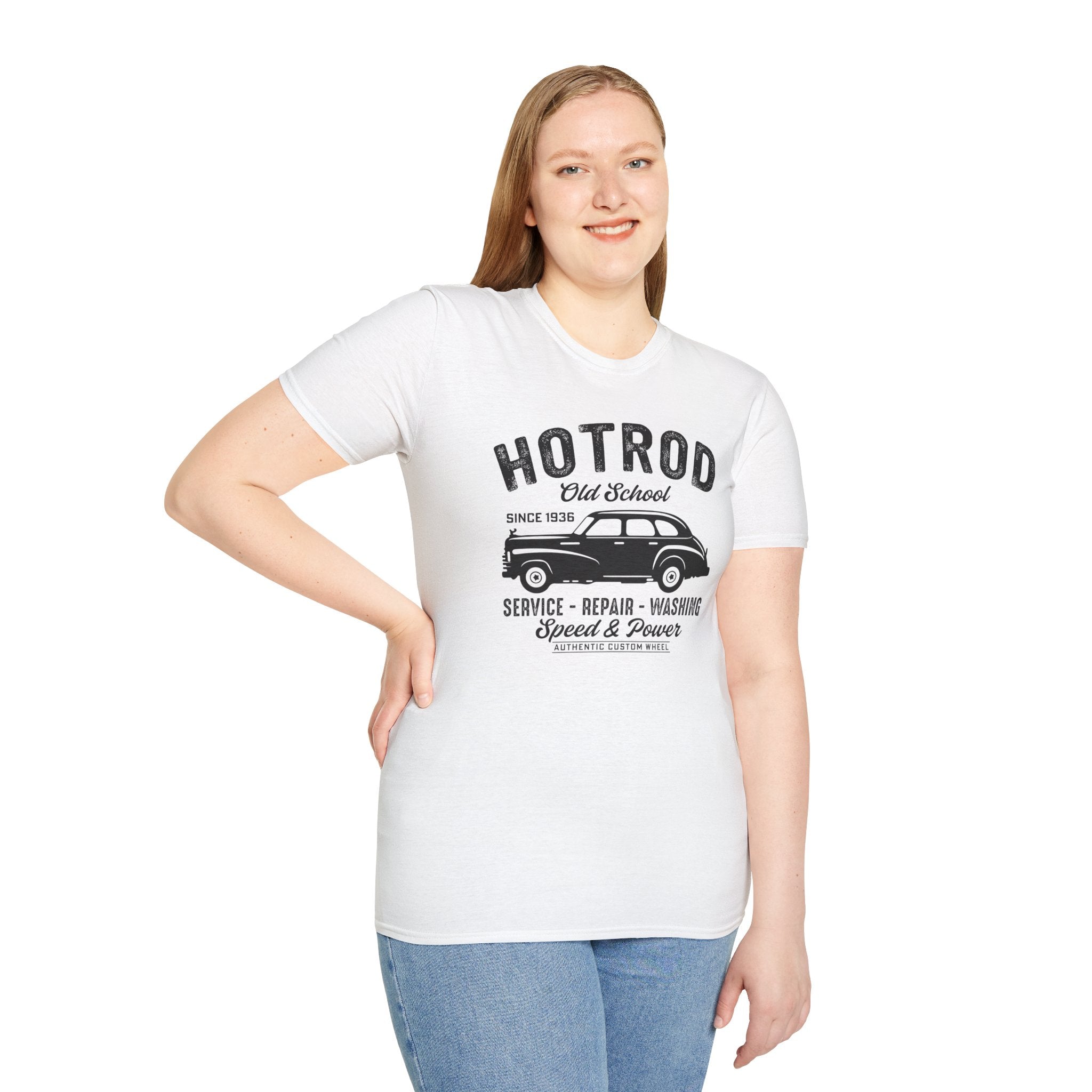 "HOTROD OLD SCHOOL" Unisex Soft style T-Shirt