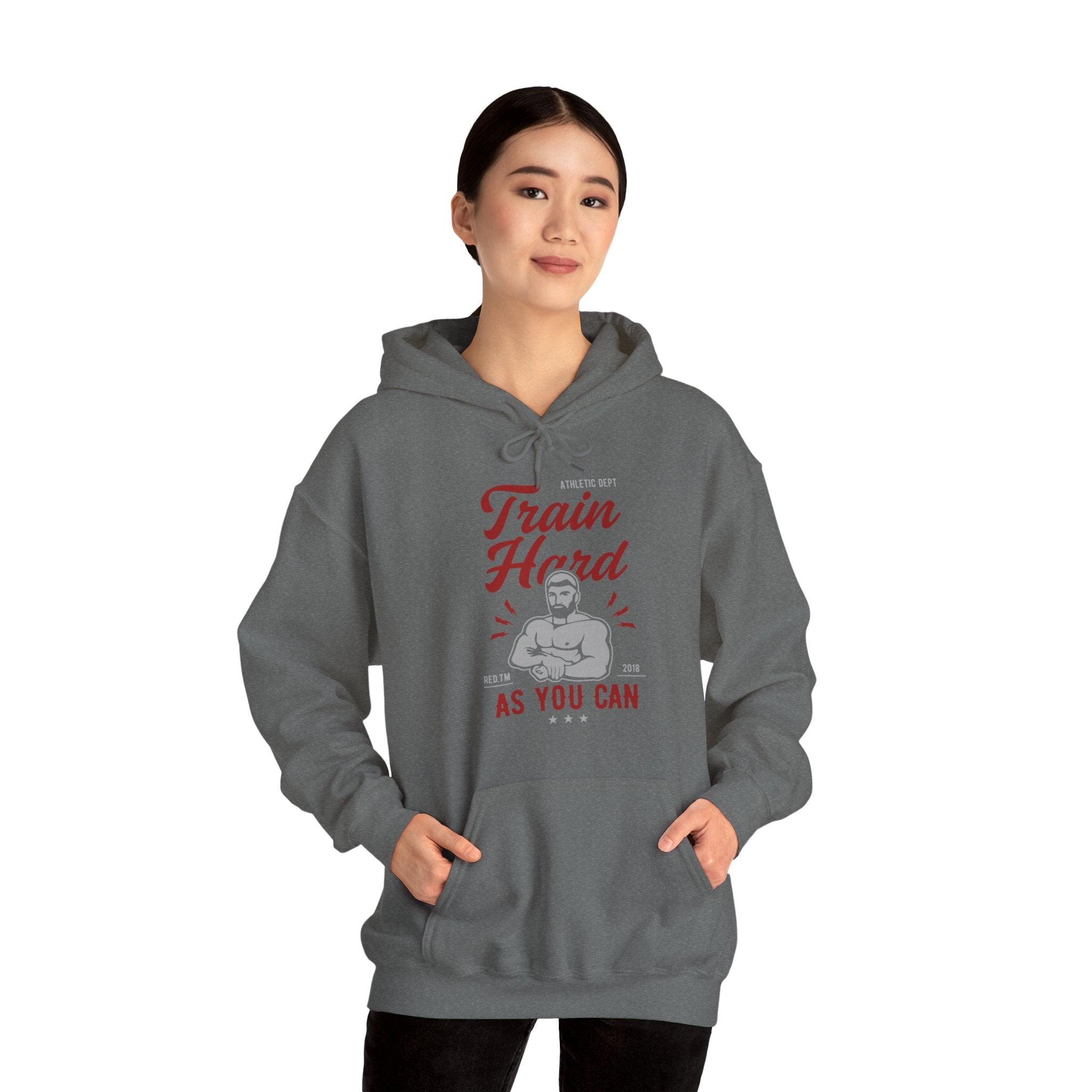 "Train Hard As You Can"  Unisex Heavy Blend™ Hooded Sweatshirt