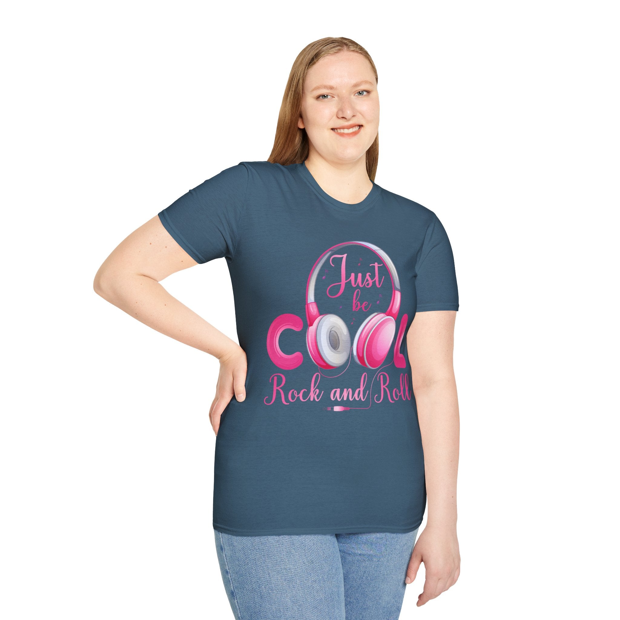 "Just Be Cool And Rock" Unisex Soft style T-Shirt