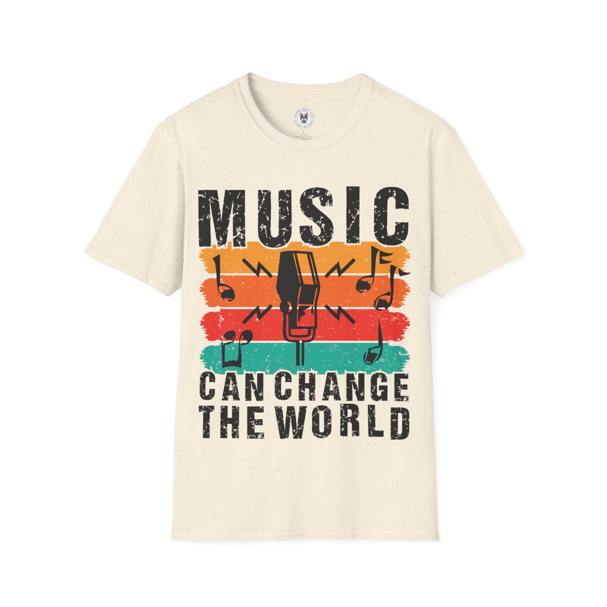 "Music Can Change The World" Unisex Soft style T-Shirt