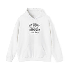 "DAD'S GARAGE CUSTOM QUALITY" Unisex Heavy Blend™ Hooded Sweatshirt