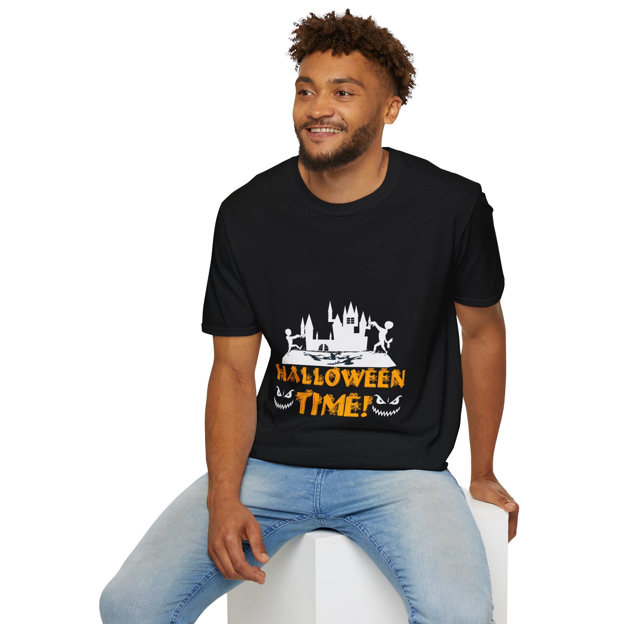 "HALLOWEEN TIME" Unisex Soft style T-Shirt