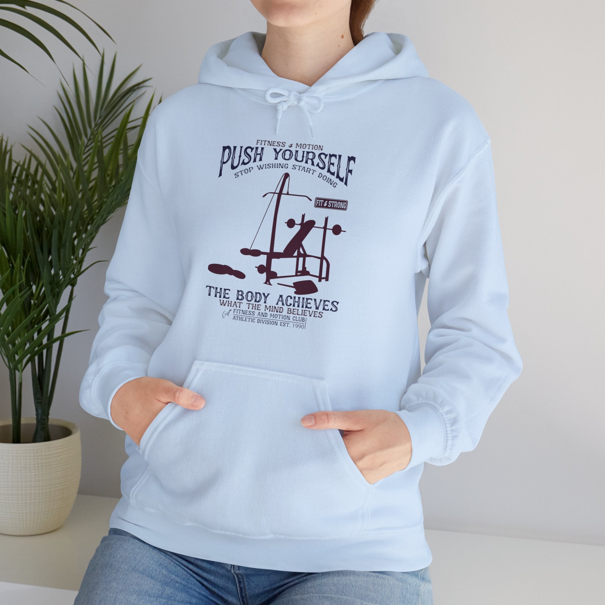 "Push Yourself"  Unisex Heavy Blend™ Hooded Sweatshirt