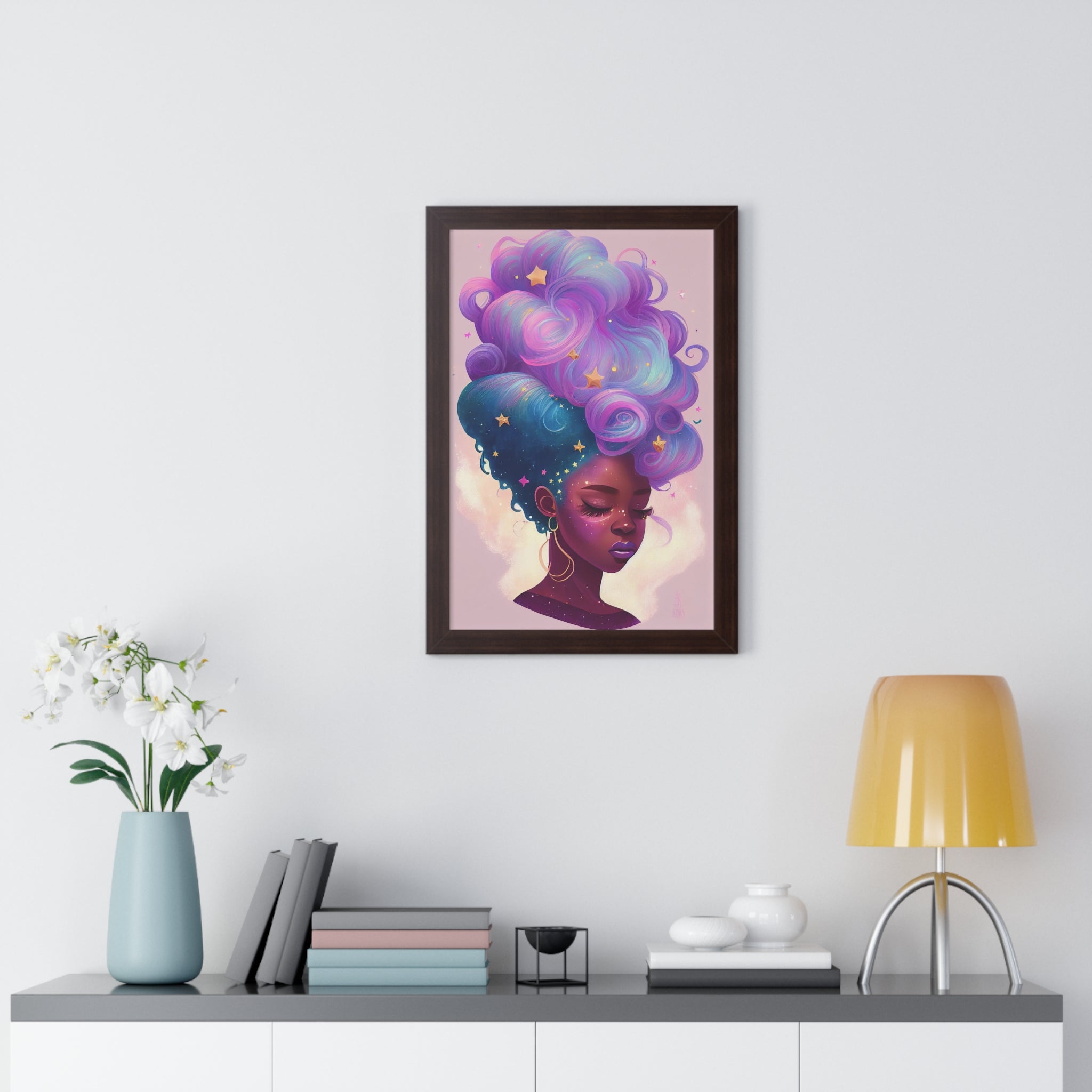 "BLACK GIRL MAGIC" Framed Vertical Poster