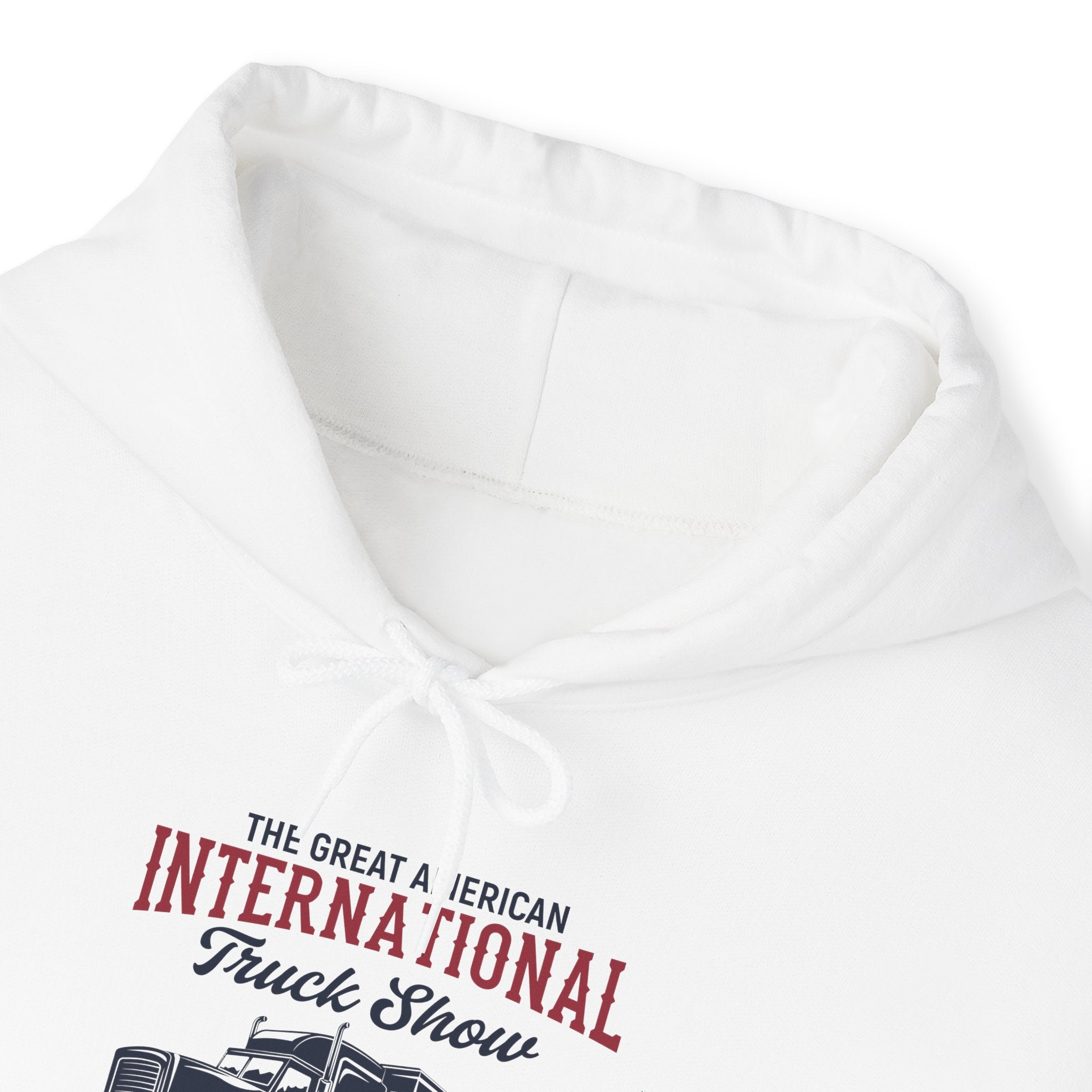 "THE GREAT AMERICAN INTERNATIONAL TRUCK SHOW CUSTOM TRUCK NORTH CALIFORNIA AUTO SHOP" Unisex Heavy Blend™ Hooded Sweatshirt