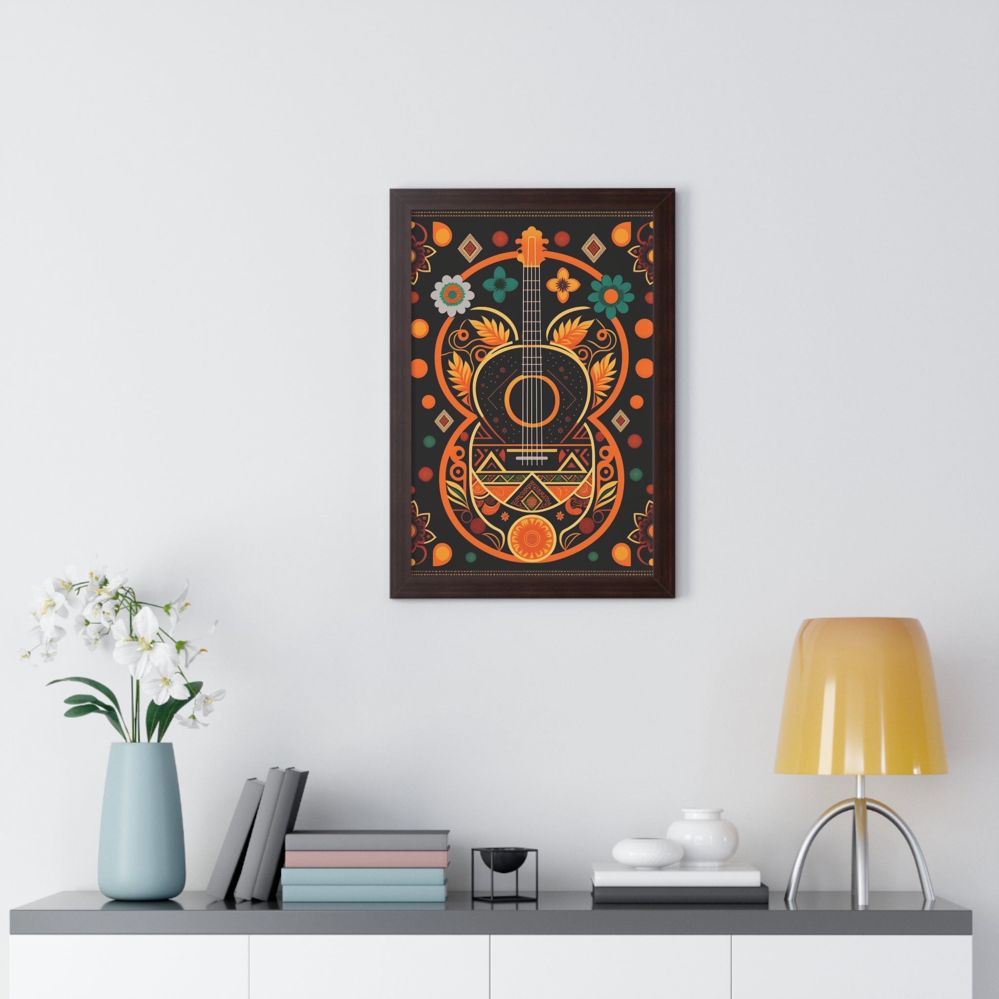 "BOHO" Framed Vertical Poster