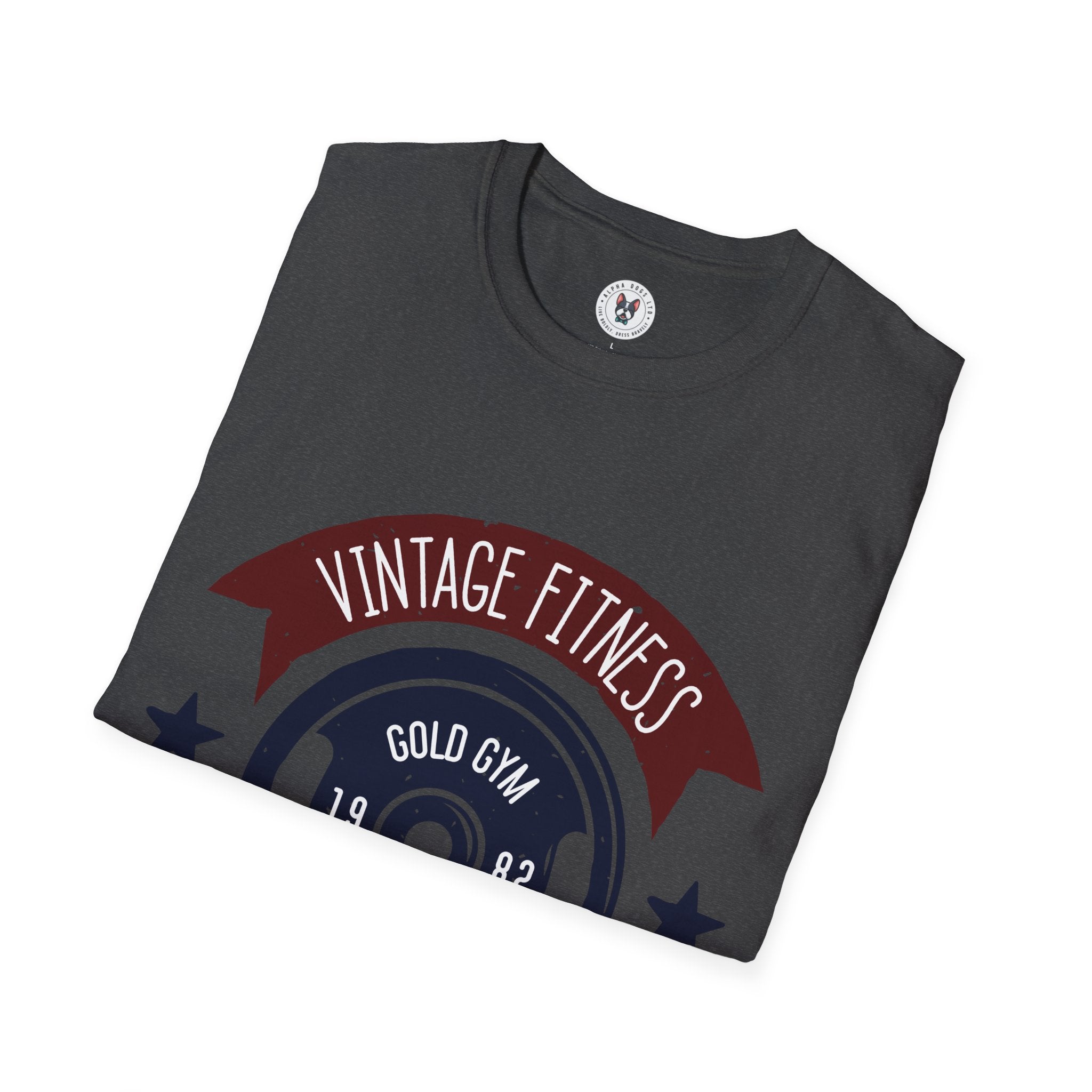 "Vintage Fitness Retro Gym Group" Unisex Soft style T-Shirt