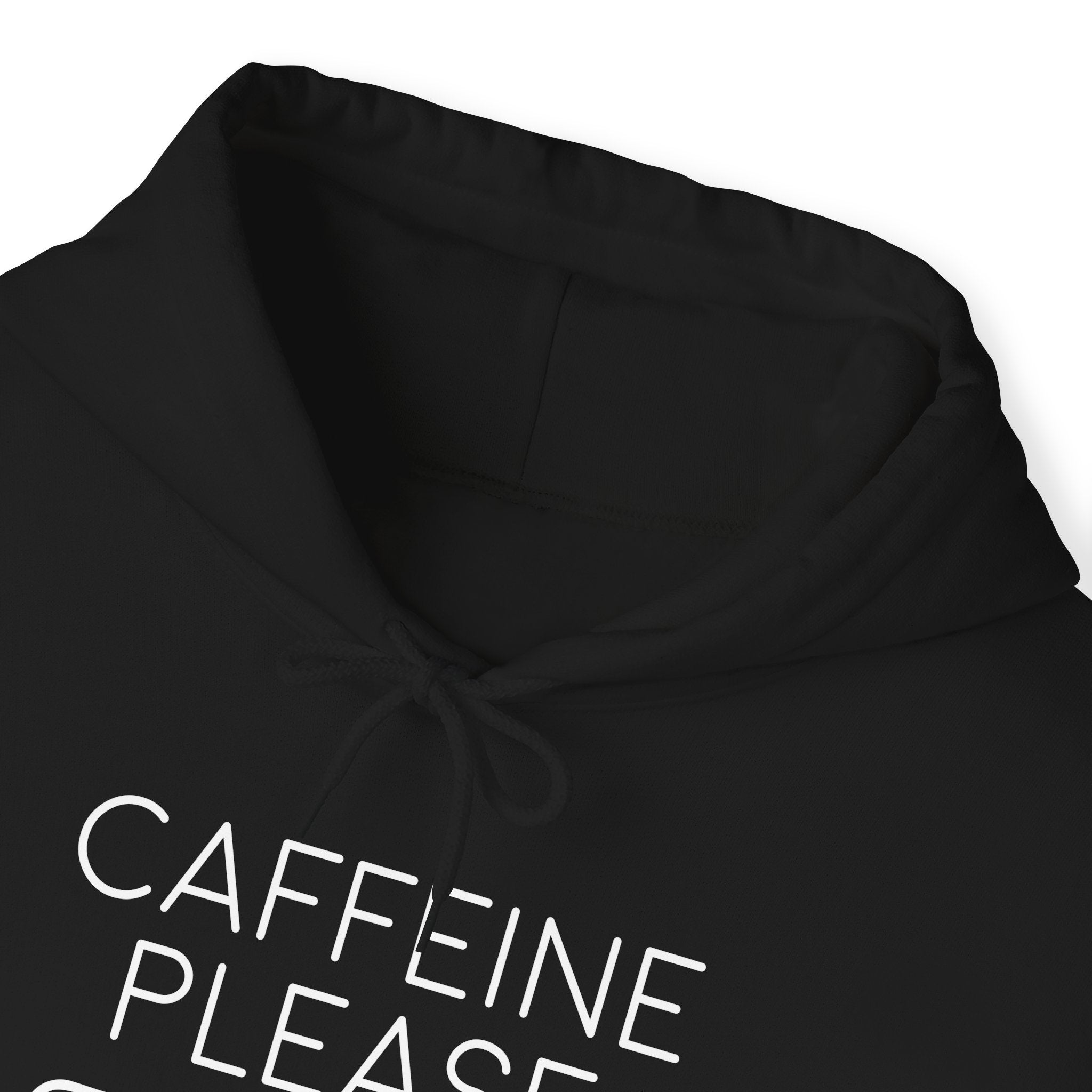 "CAFFEINE PLEASE" Unisex Heavy Blend™ Hooded Sweatshirt