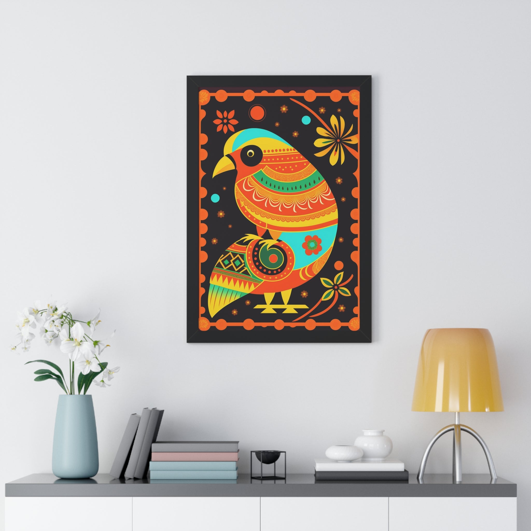 "BOHO" Framed Vertical Poster