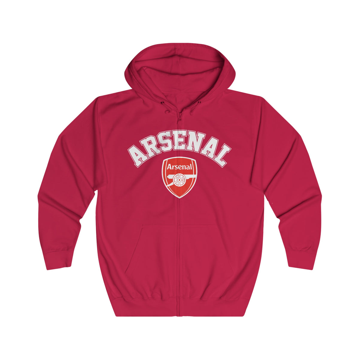 Arsenal Unisex Full Zip Hoodie