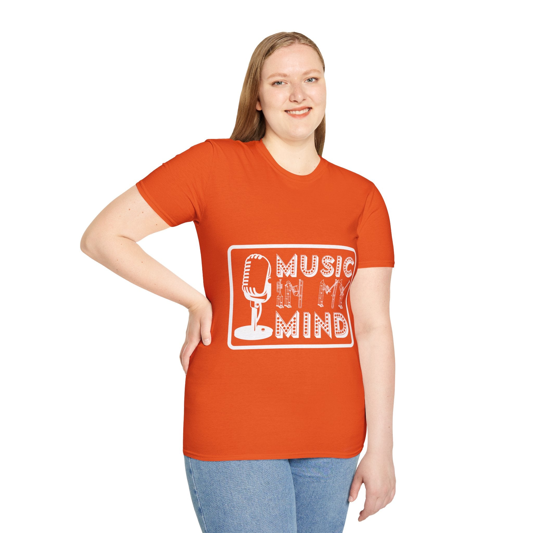 "Music In My Mind" Unisex Soft style T-Shirt