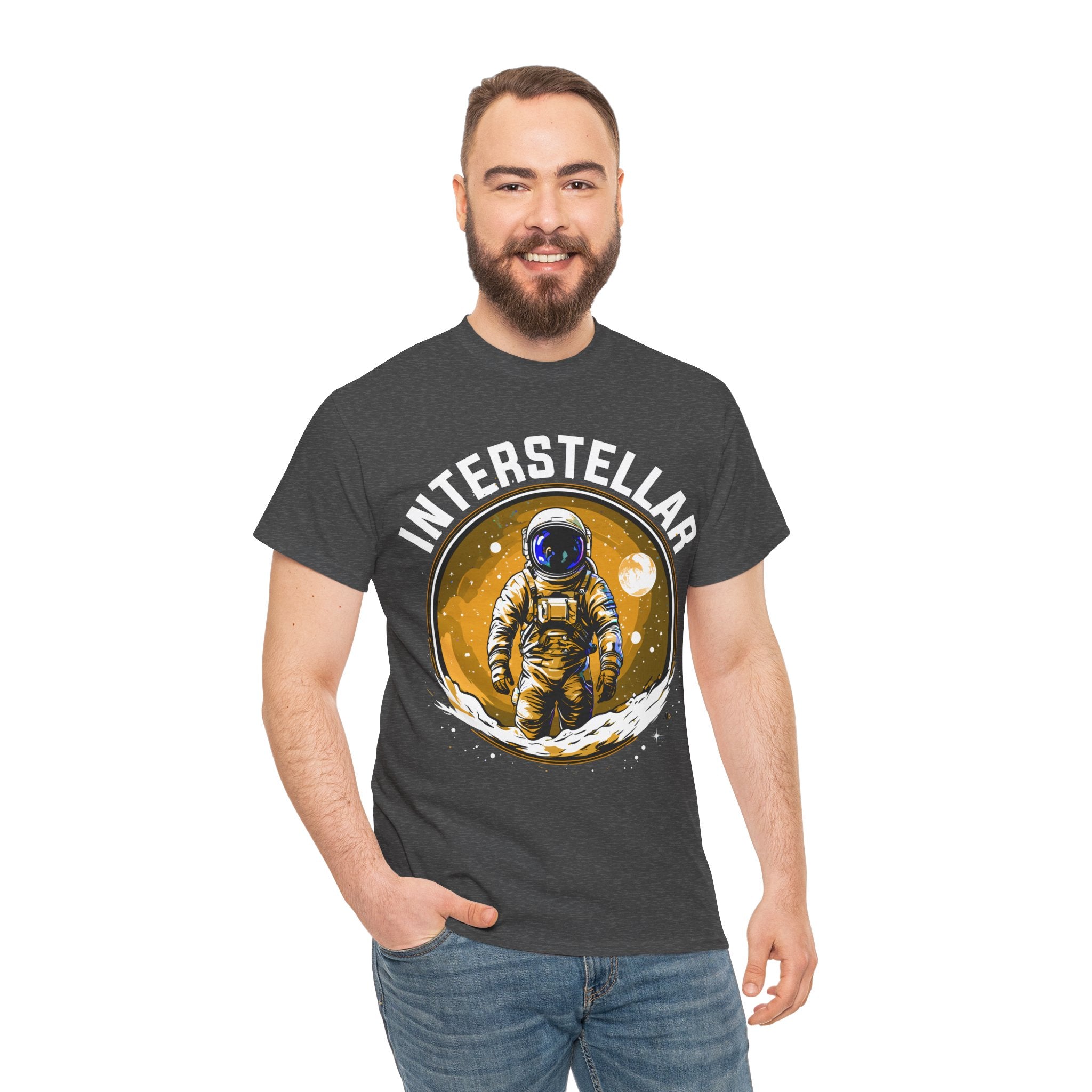 "Interstellar Astronaut" Unisex Heavy Cotton Tee