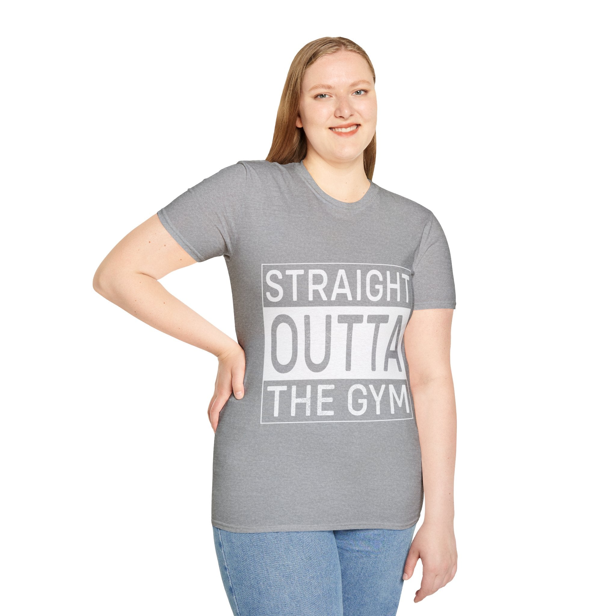 "Straight Outta The Gym" Unisex Soft style T-Shirt