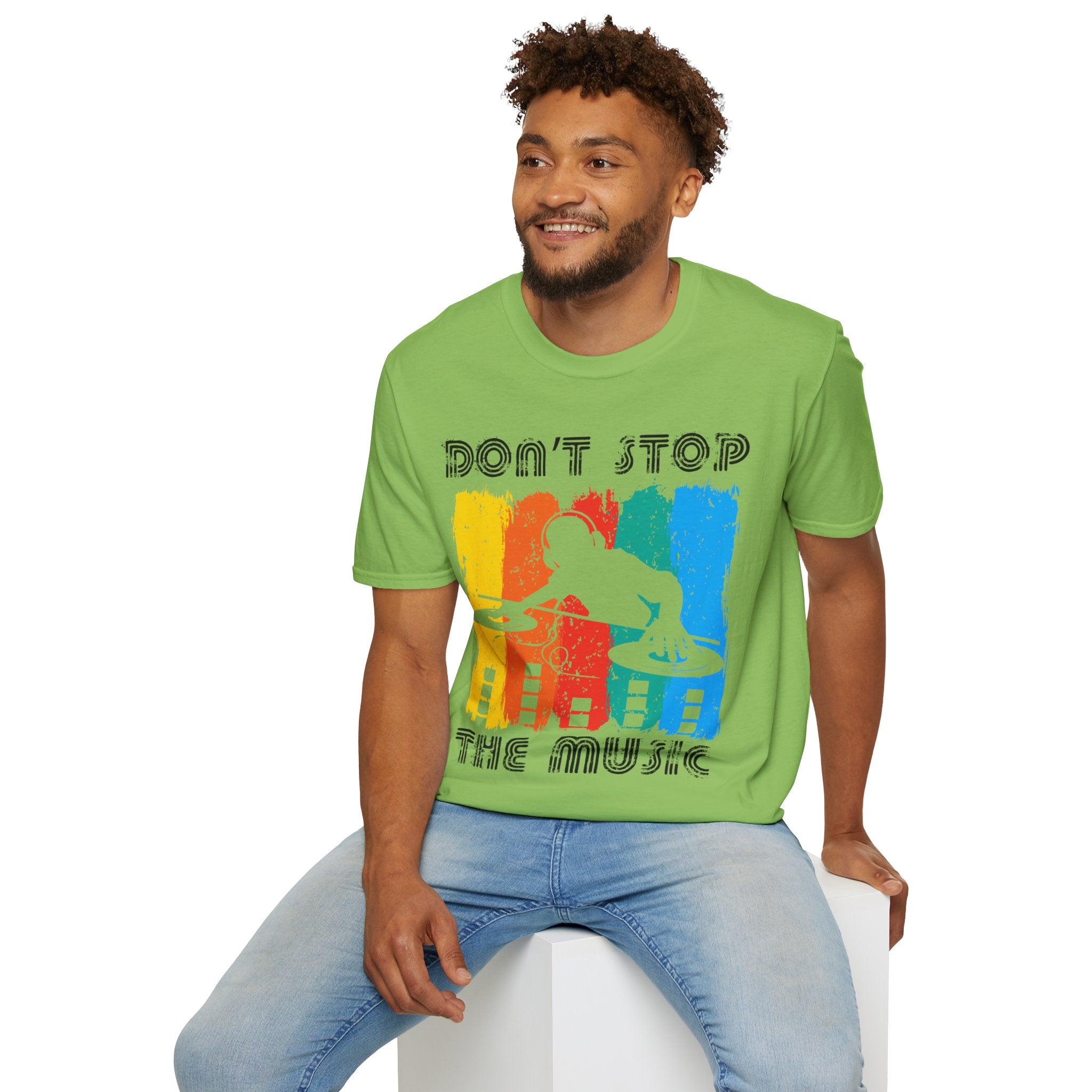 "Don't Stop the Music" Unisex Soft style T-Shirt