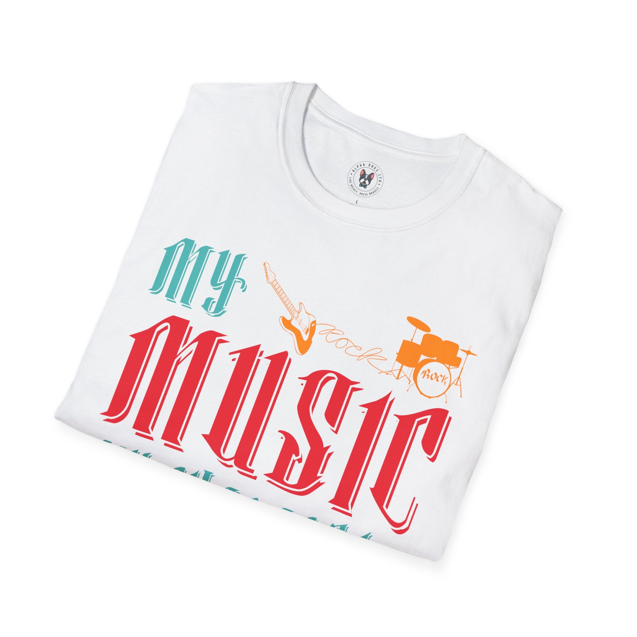 "My Music My Character Rock And Roll Station" Unisex Soft style T-Shirt