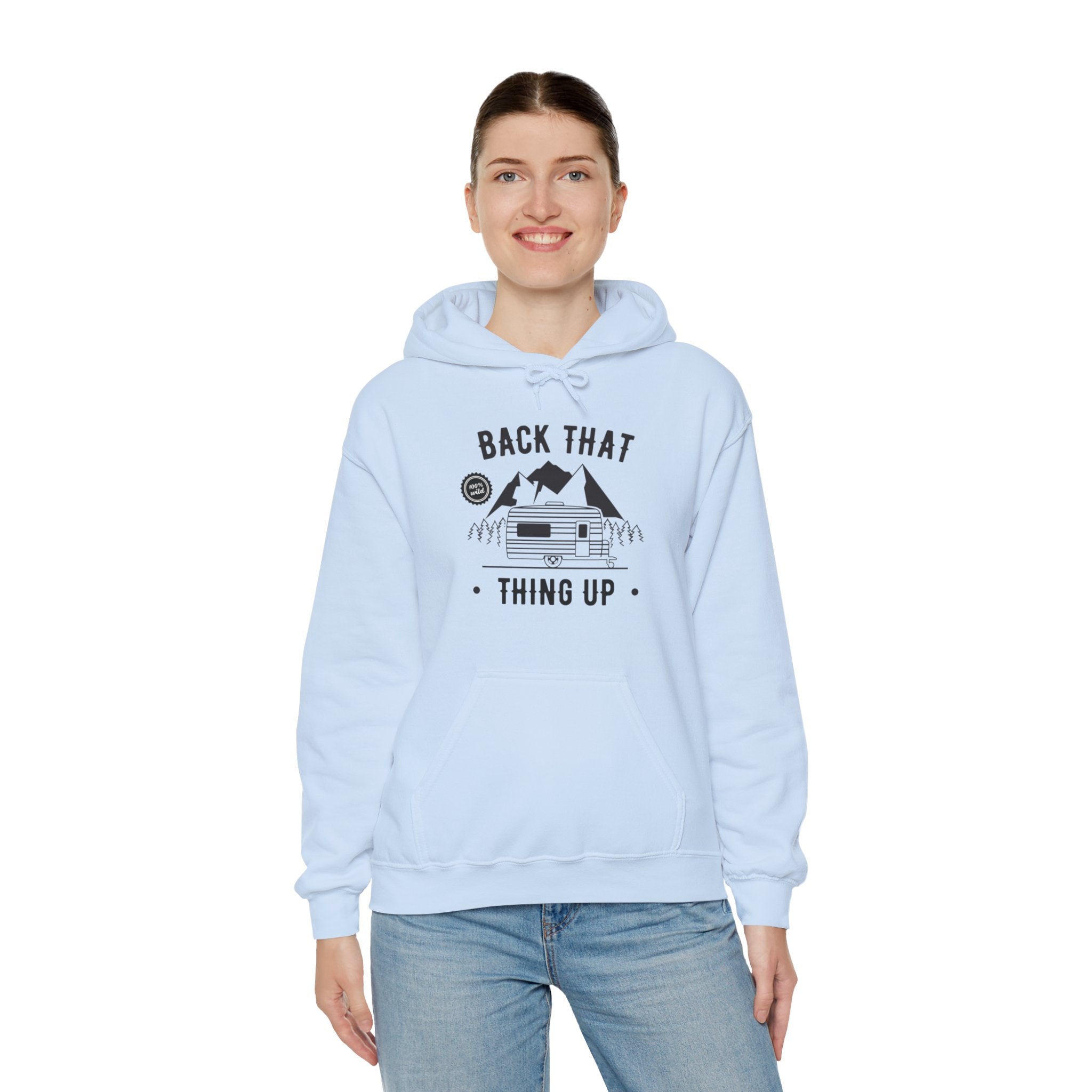 "Back That Thing Up" Unisex Heavy Blend™ Hooded Sweatshirt